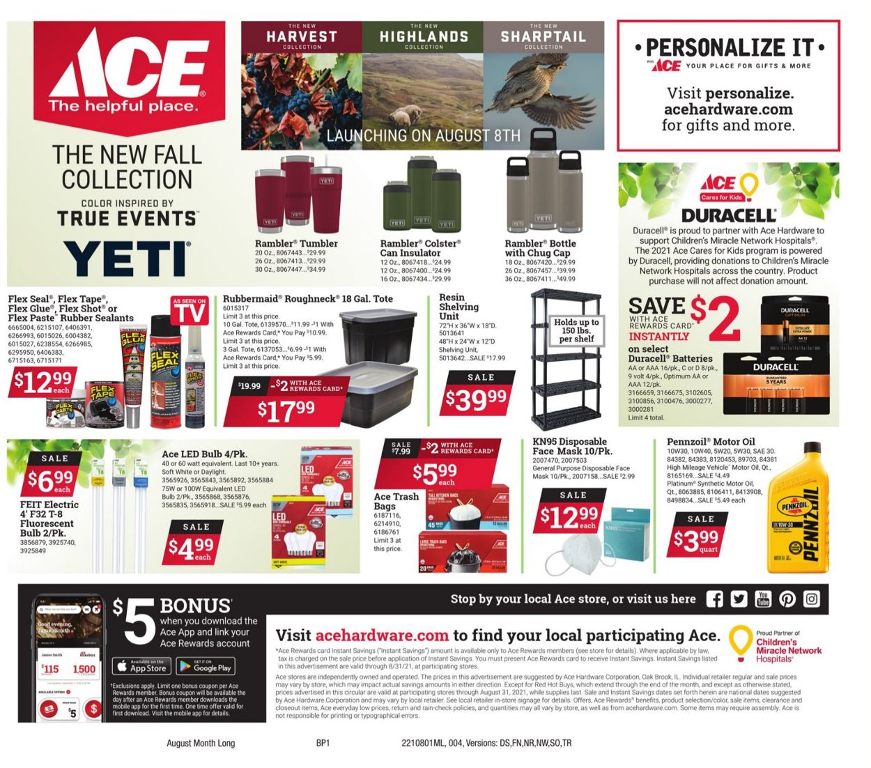 Catalogue Ace Hardware from 08/01/2021