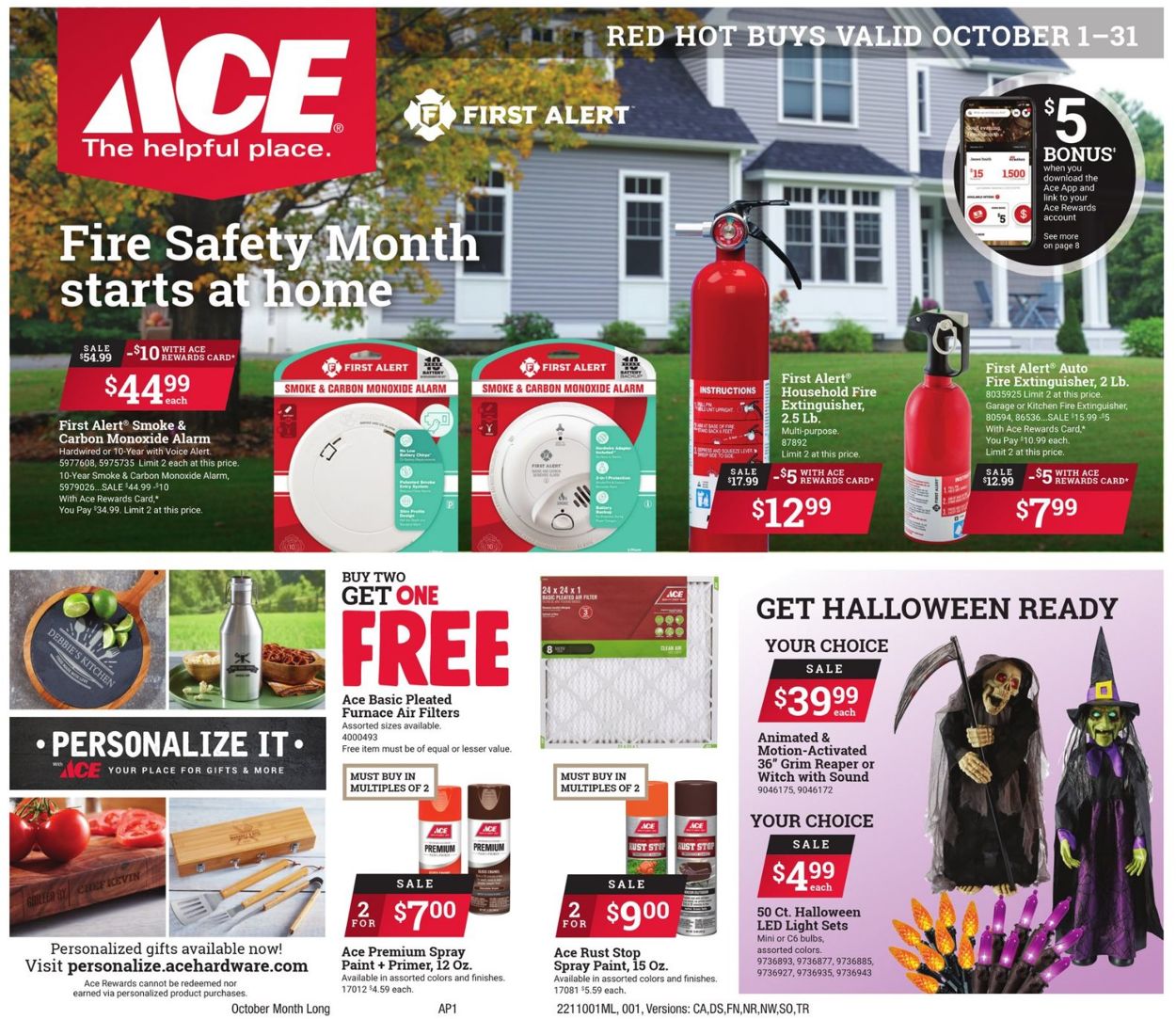 Catalogue Ace Hardware Halloween 2021 from 10/01/2021