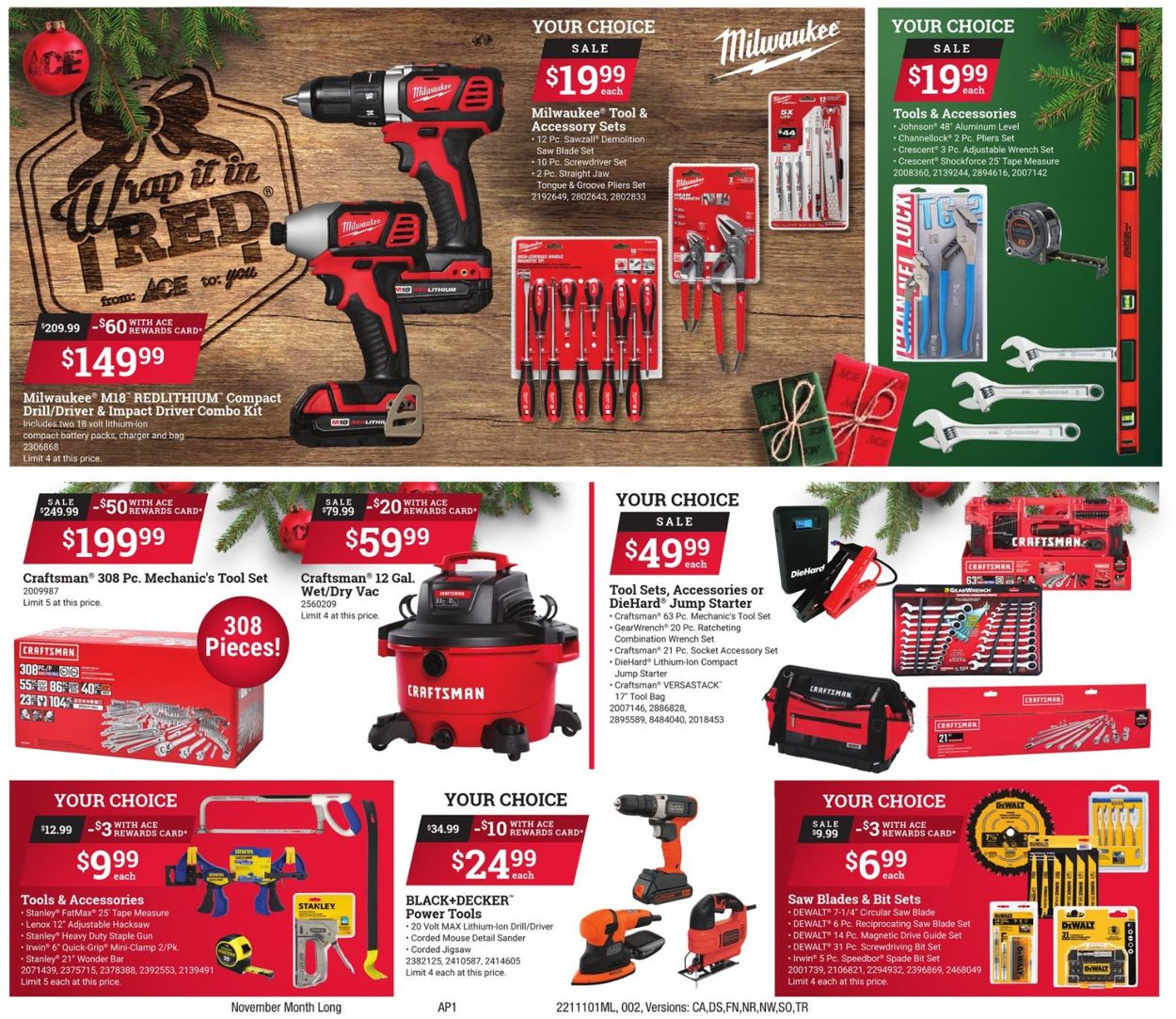 Catalogue Ace Hardware HOLIDAY 2021 from 11/01/2021