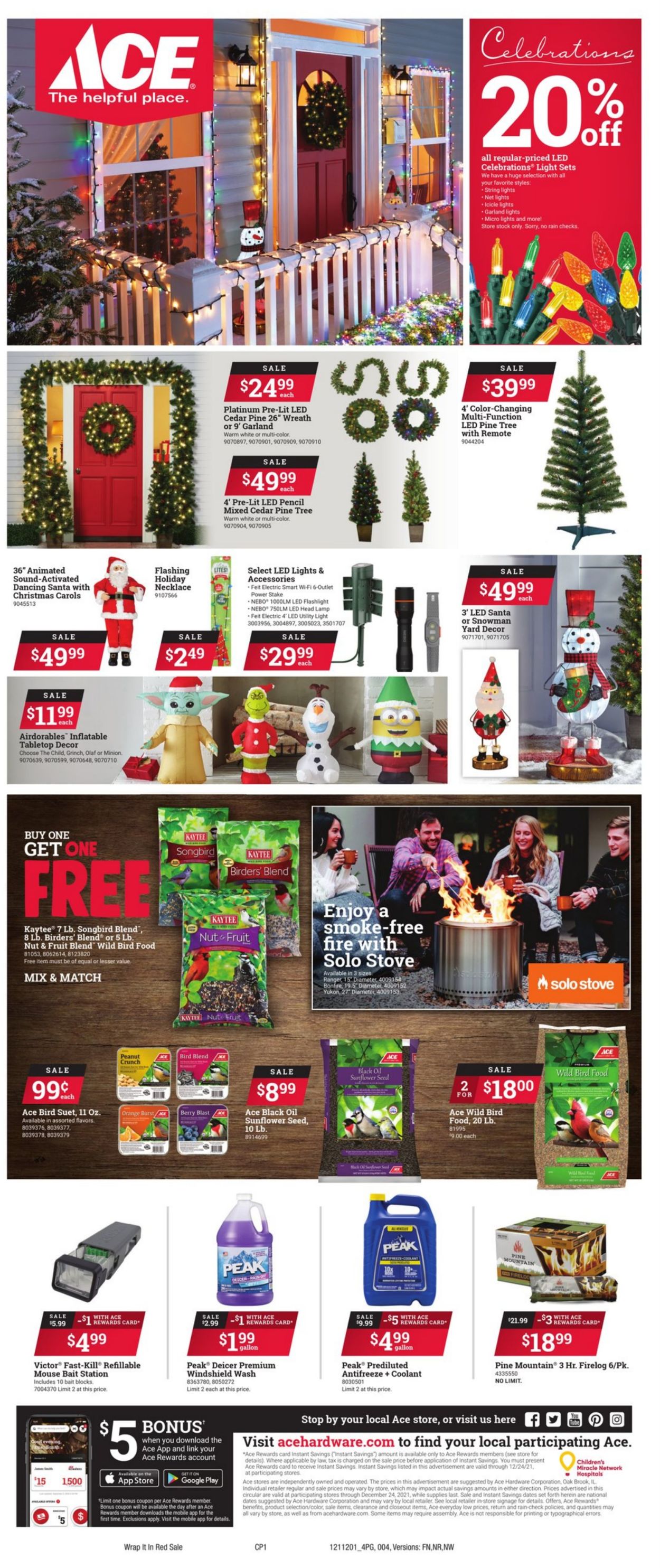 Catalogue Ace Hardware CHRISTMAS 2021 from 12/01/2021