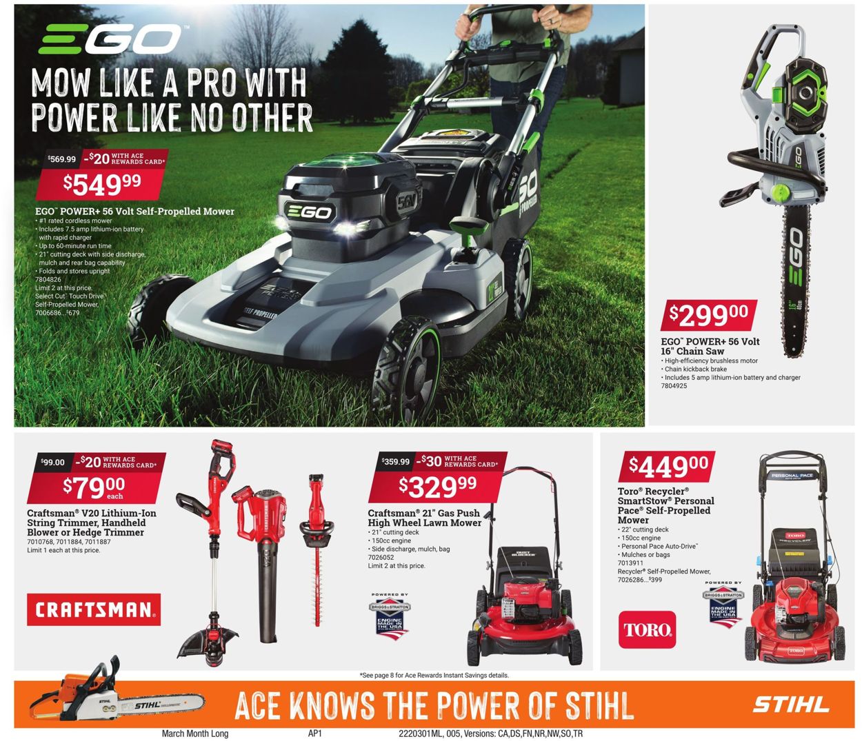Catalogue Ace Hardware from 03/01/2022
