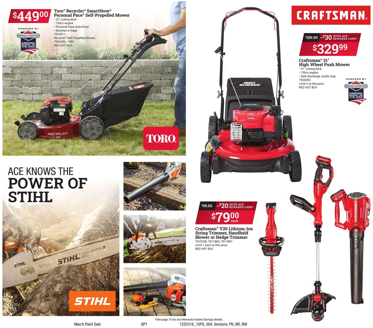 Catalogue Ace Hardware from 03/16/2022