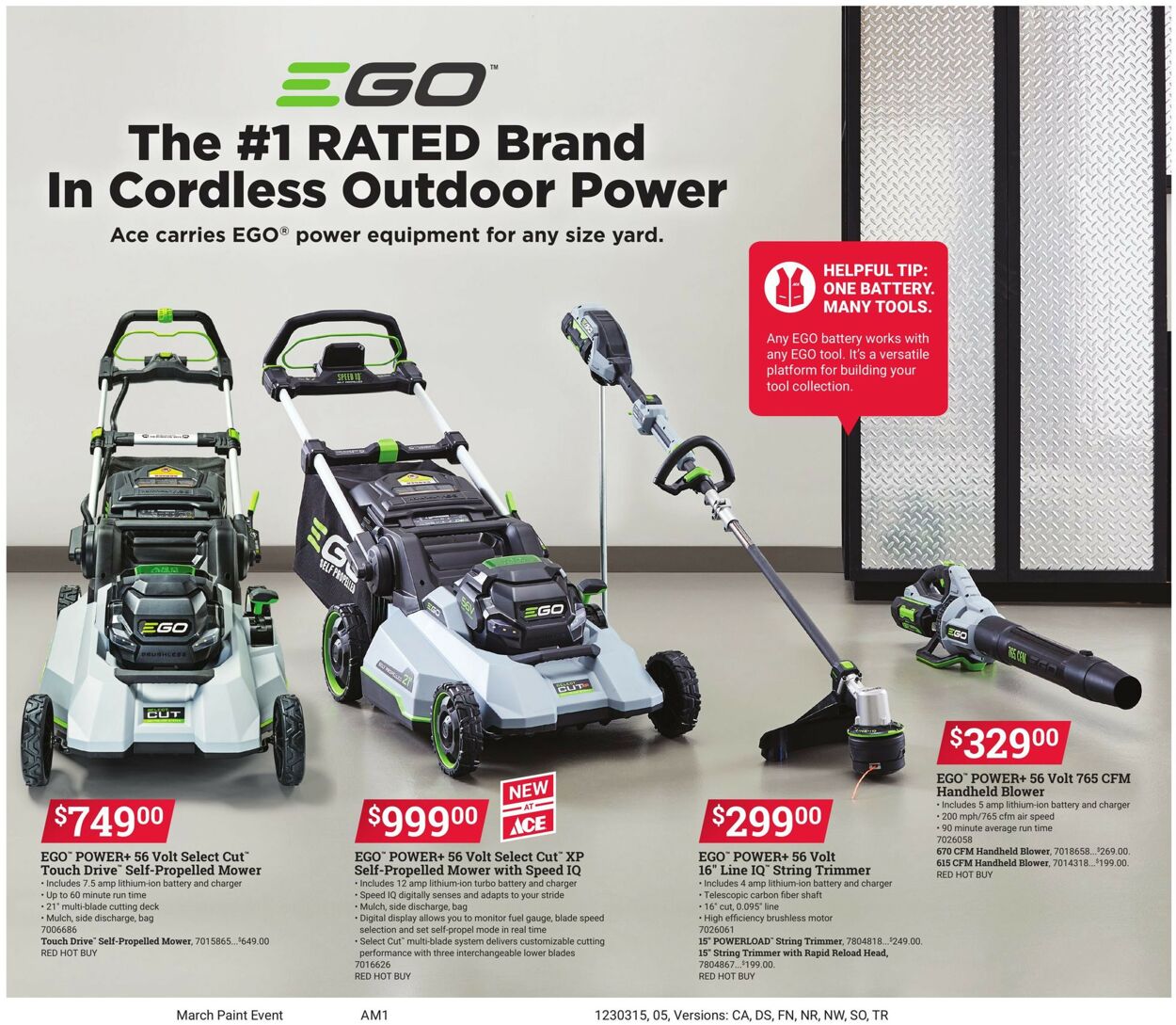Catalogue Ace Hardware from 03/15/2023