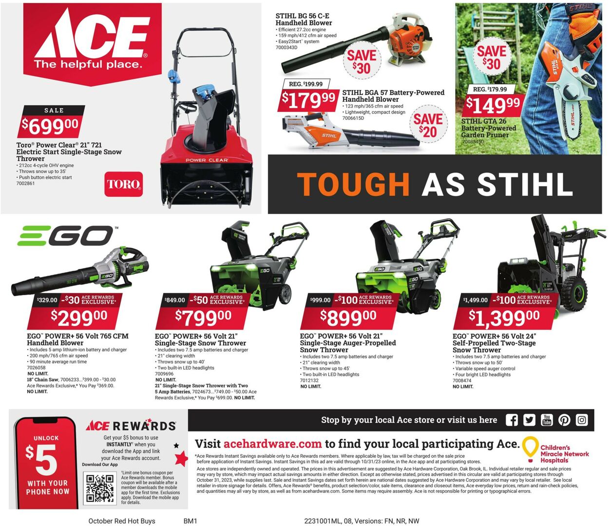 Catalogue Ace Hardware from 10/01/2023