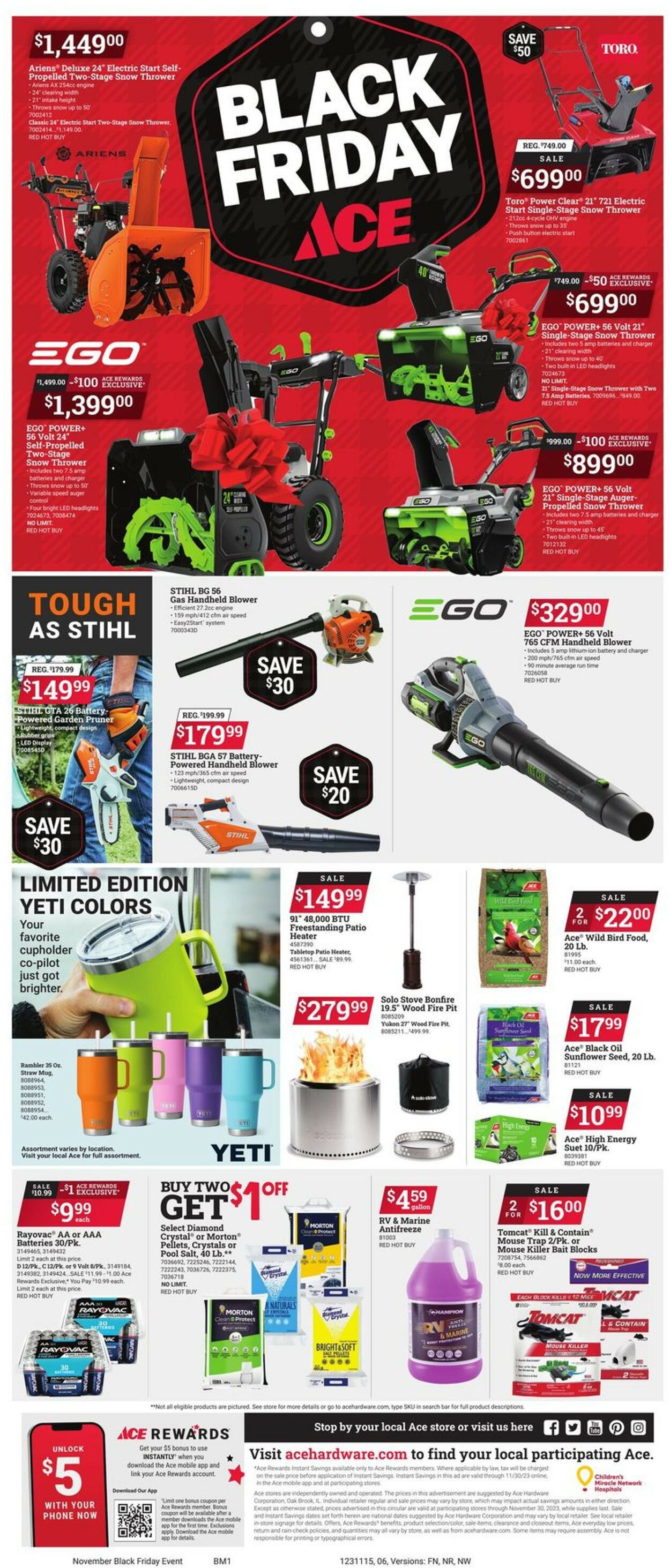 Catalogue Ace Hardware from 11/15/2023