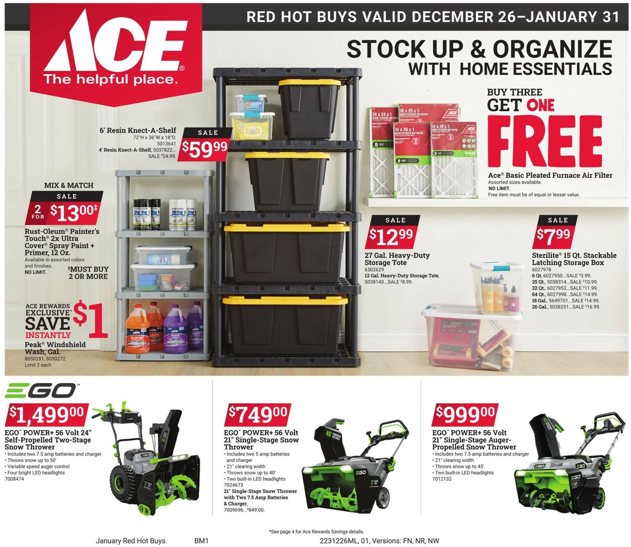 Catalogue Ace Hardware from 12/26/2023