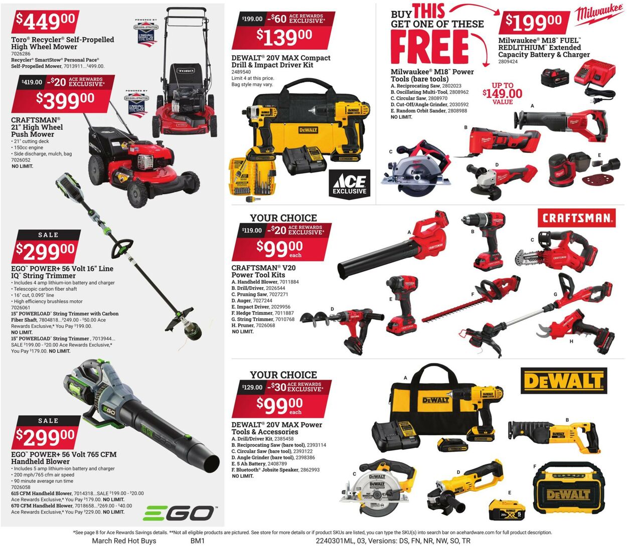 Catalogue Ace Hardware from 03/01/2024