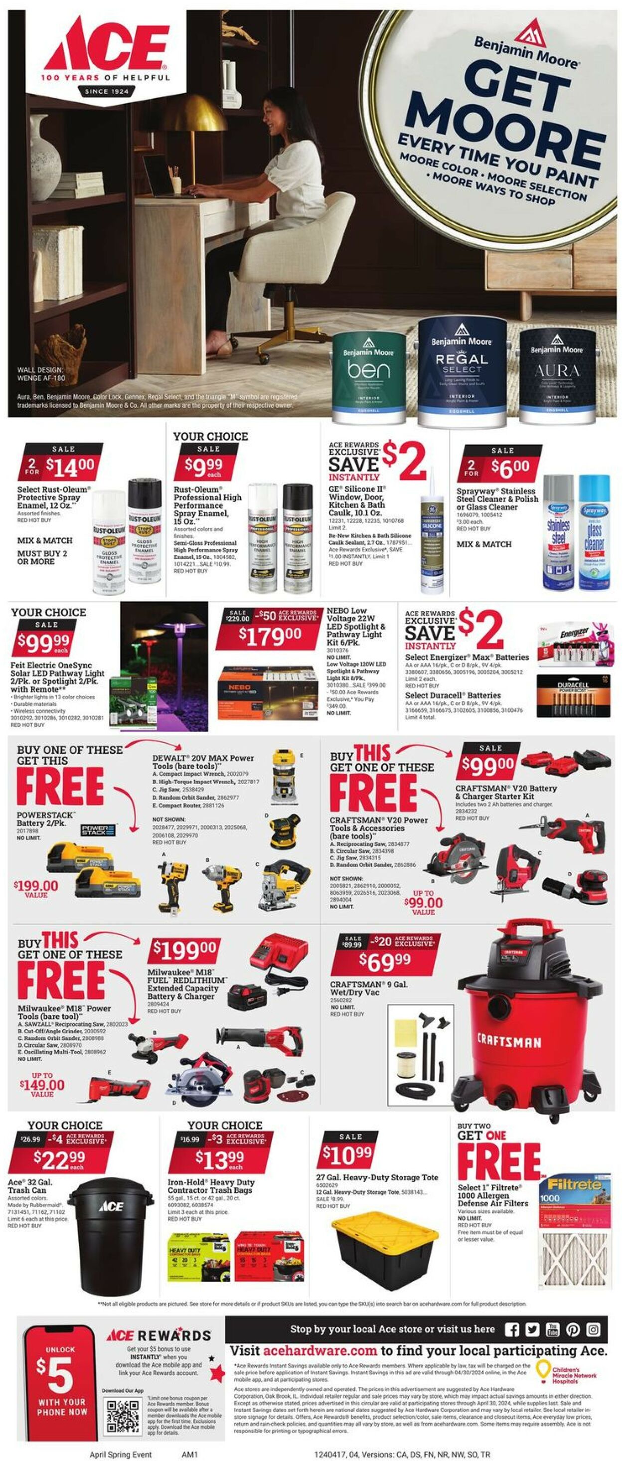 Catalogue Ace Hardware from 04/17/2024