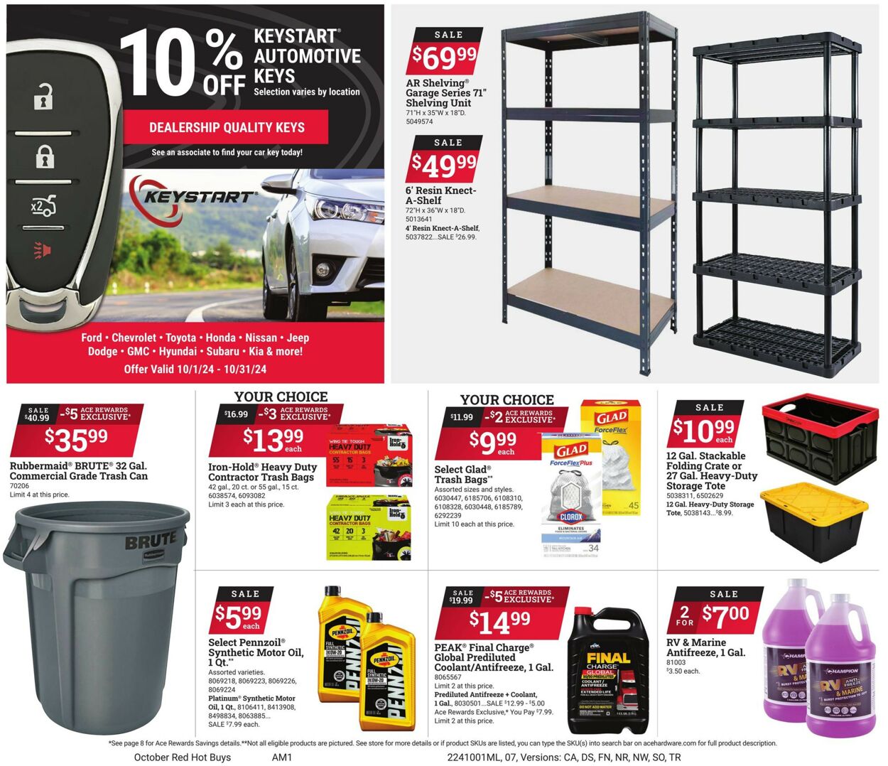 Catalogue Ace Hardware from 10/01/2024