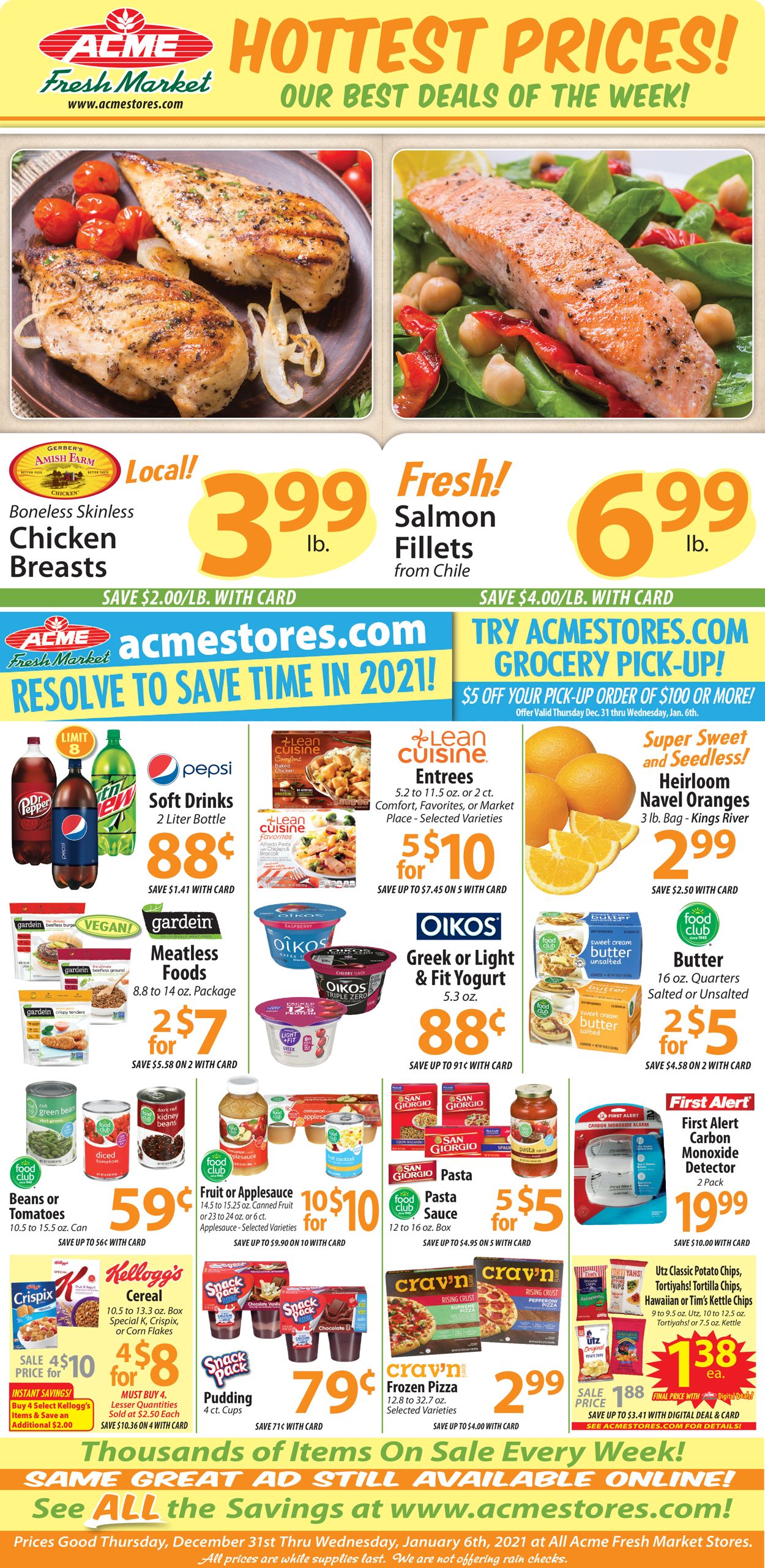 Catalogue Acme Fresh Market from 12/31/2020