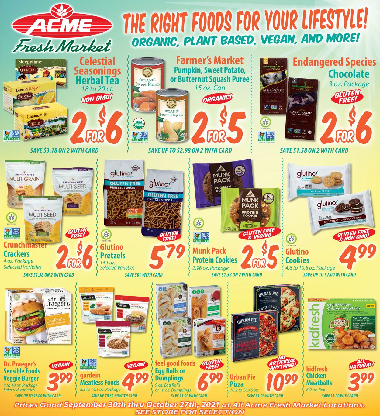 Catalogue Acme Fresh Market Halloween 2021 from 10/07/2021