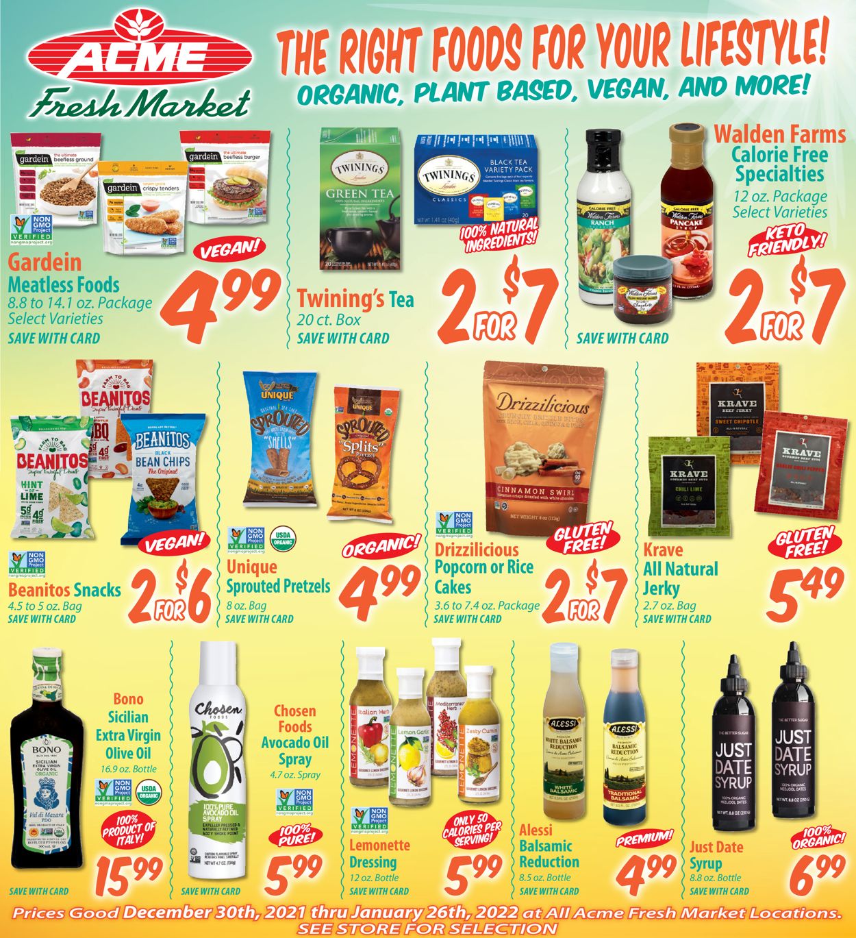 Catalogue Acme Fresh Market from 12/30/2021