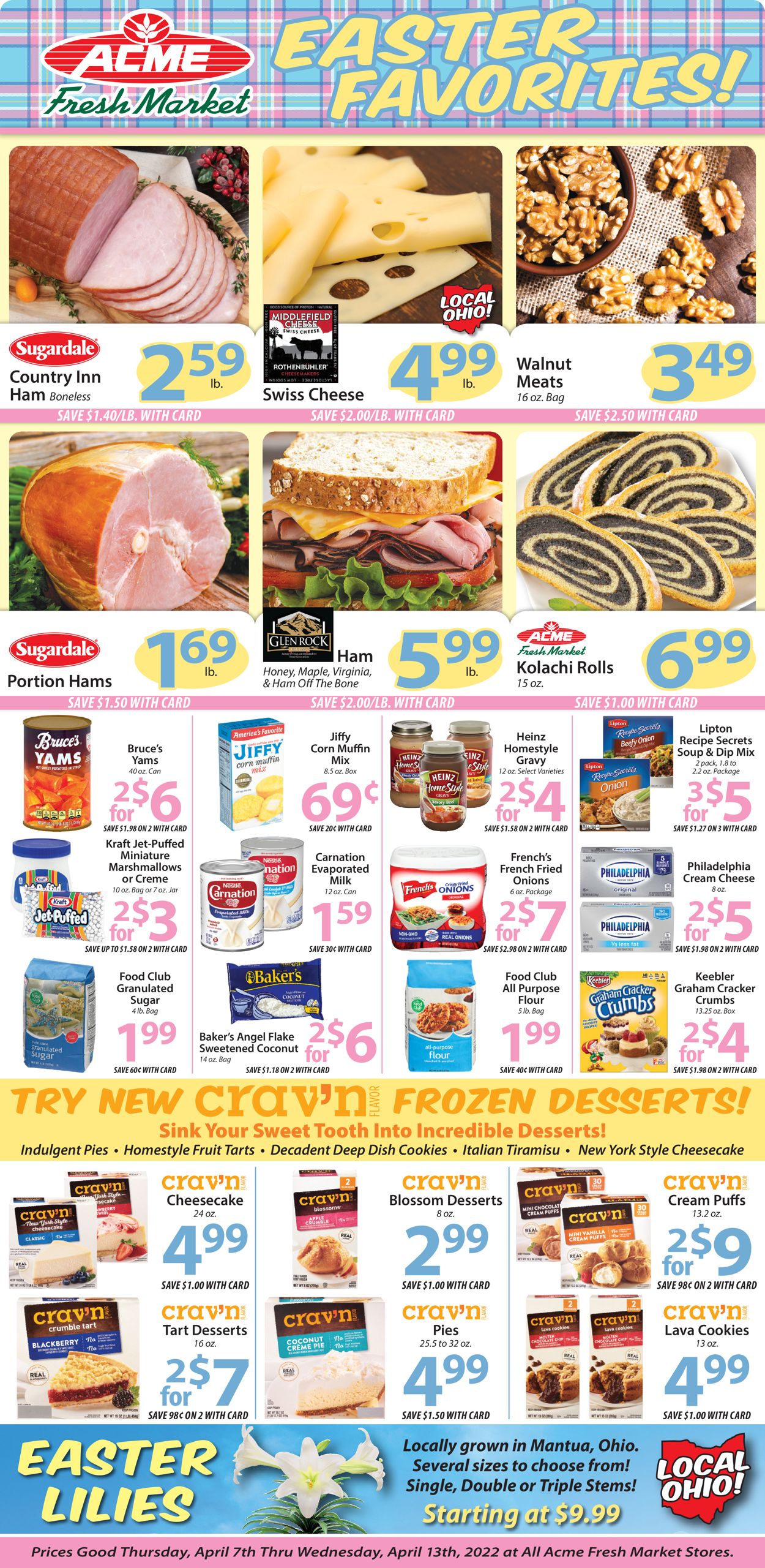 Catalogue Acme Fresh Market EASTER 2022 from 04/07/2022