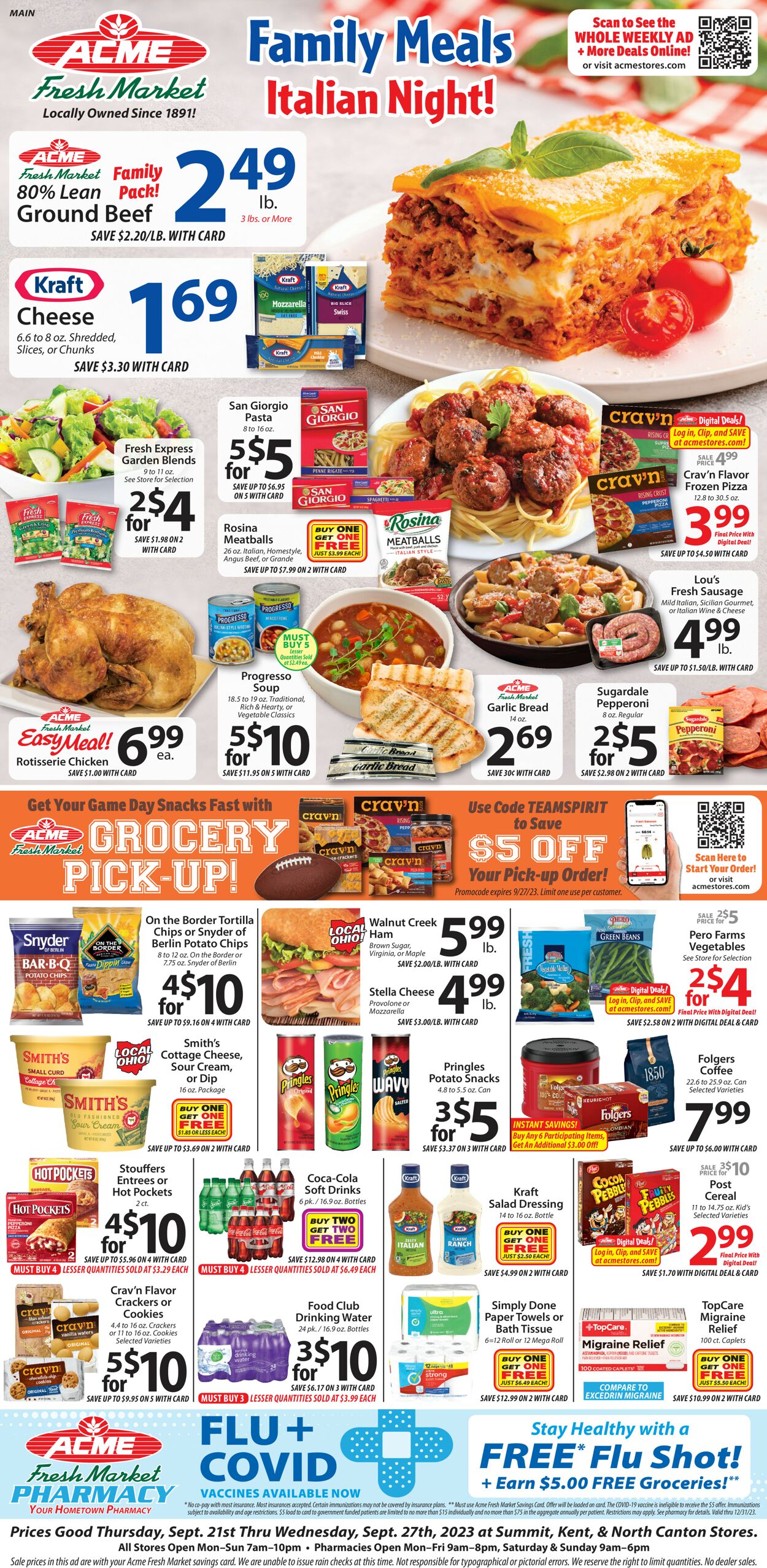 Catalogue Acme Fresh Market from 09/21/2023