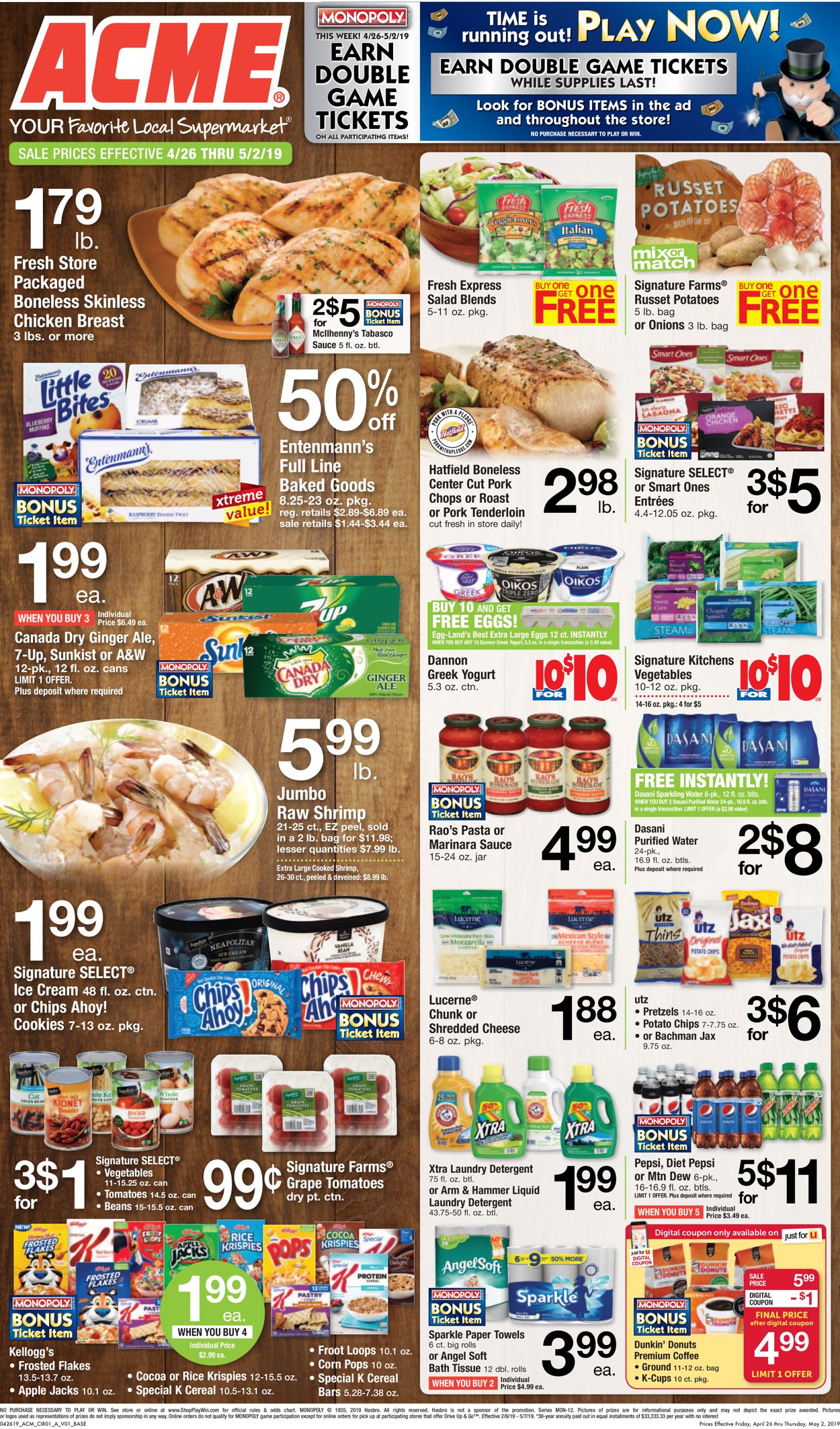 Catalogue Acme from 04/26/2019