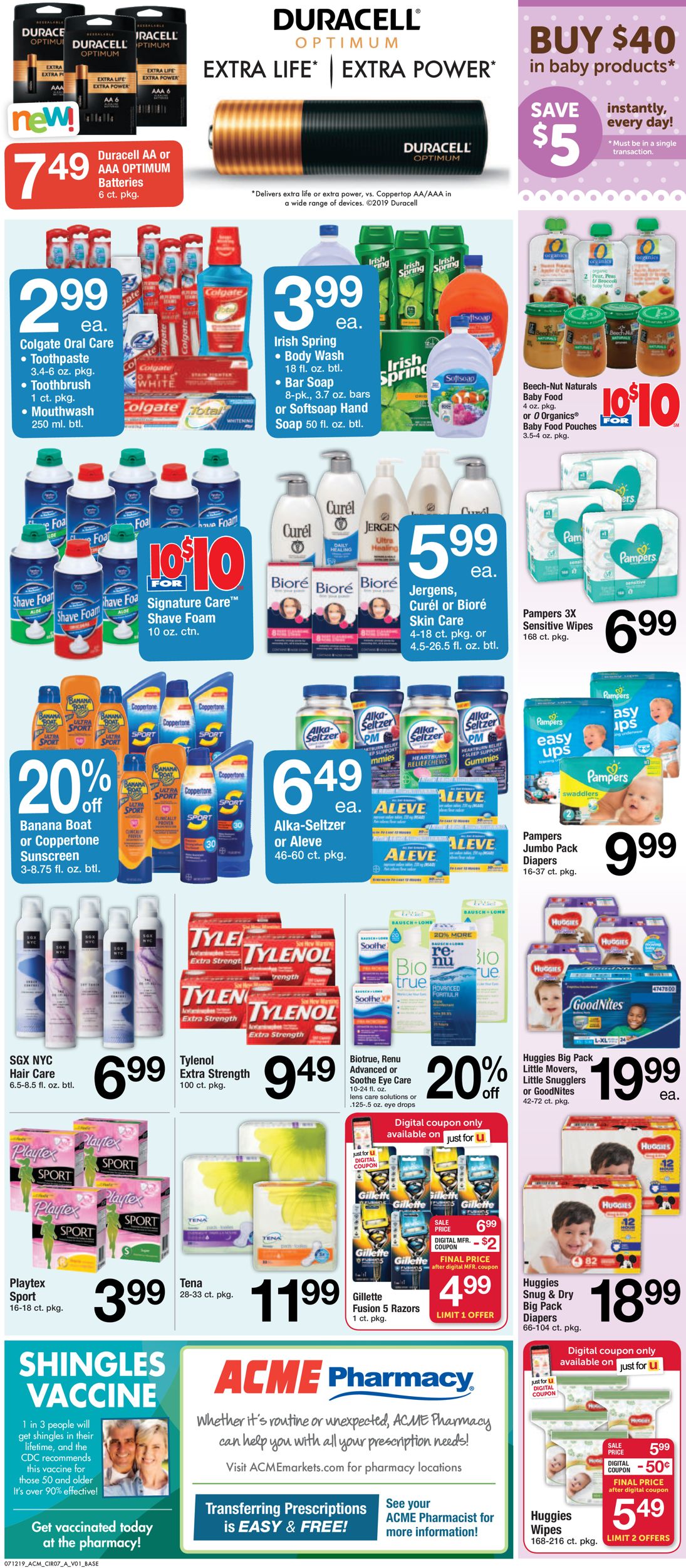 Catalogue Acme from 07/12/2019