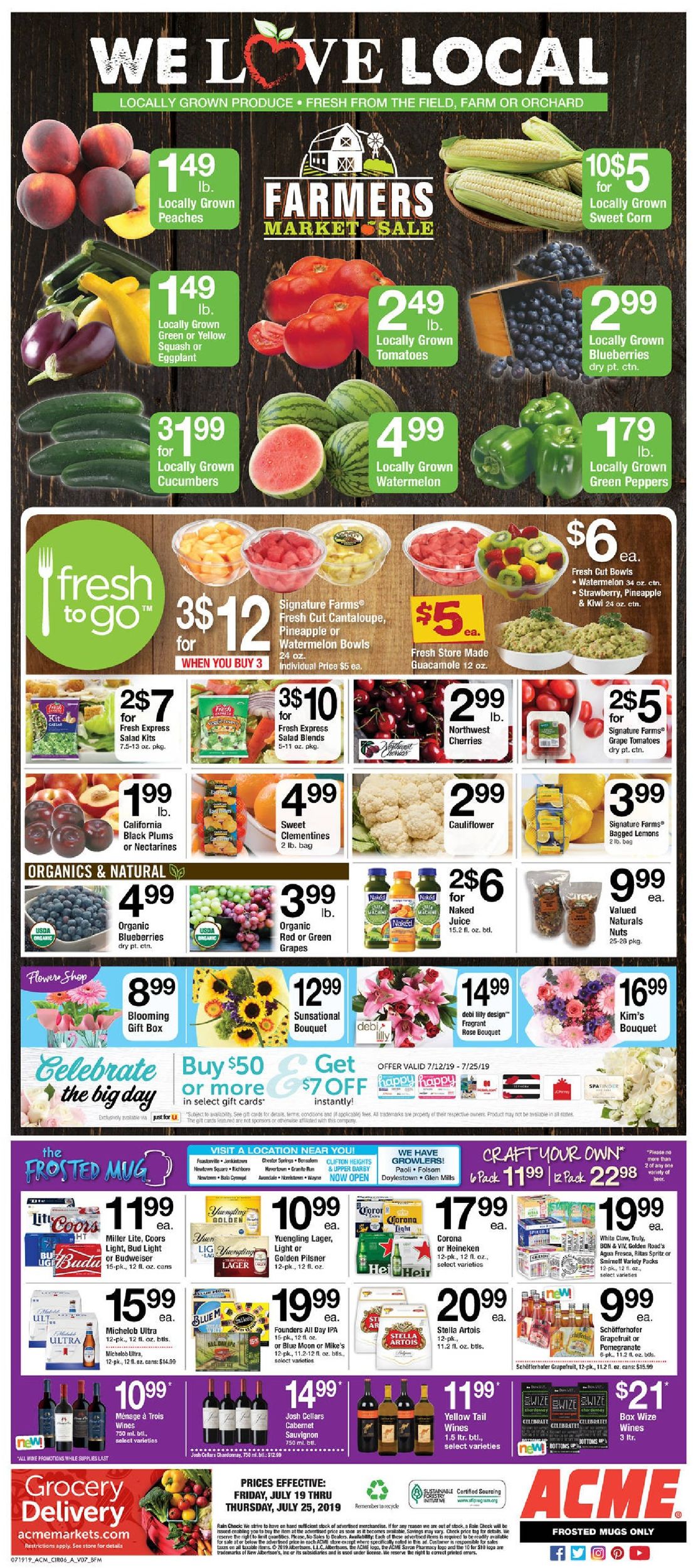Catalogue Acme from 07/19/2019