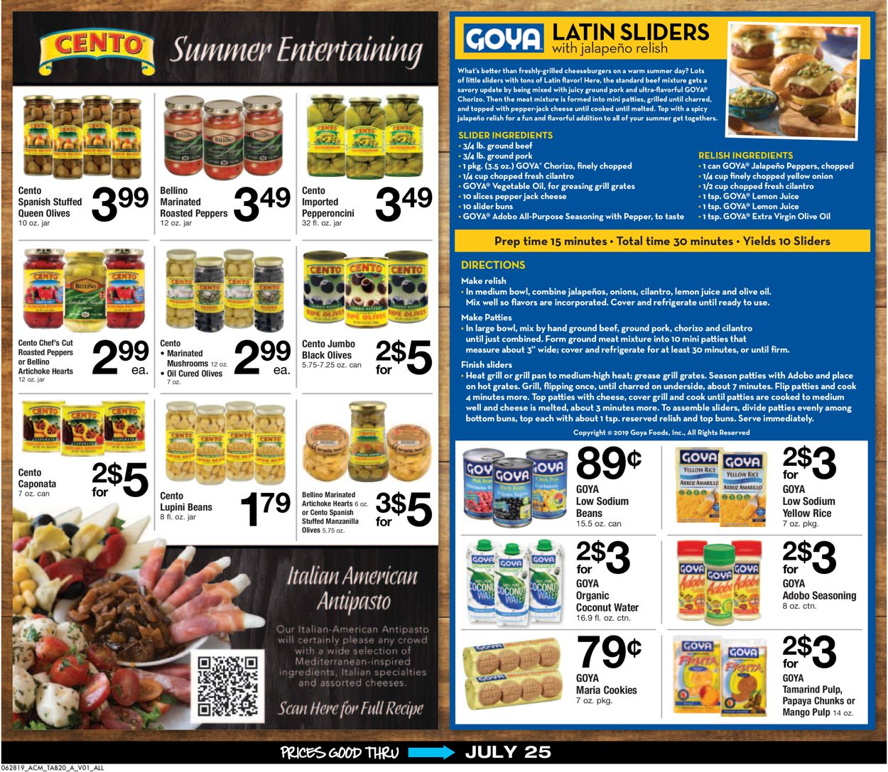 Catalogue Acme from 06/28/2019