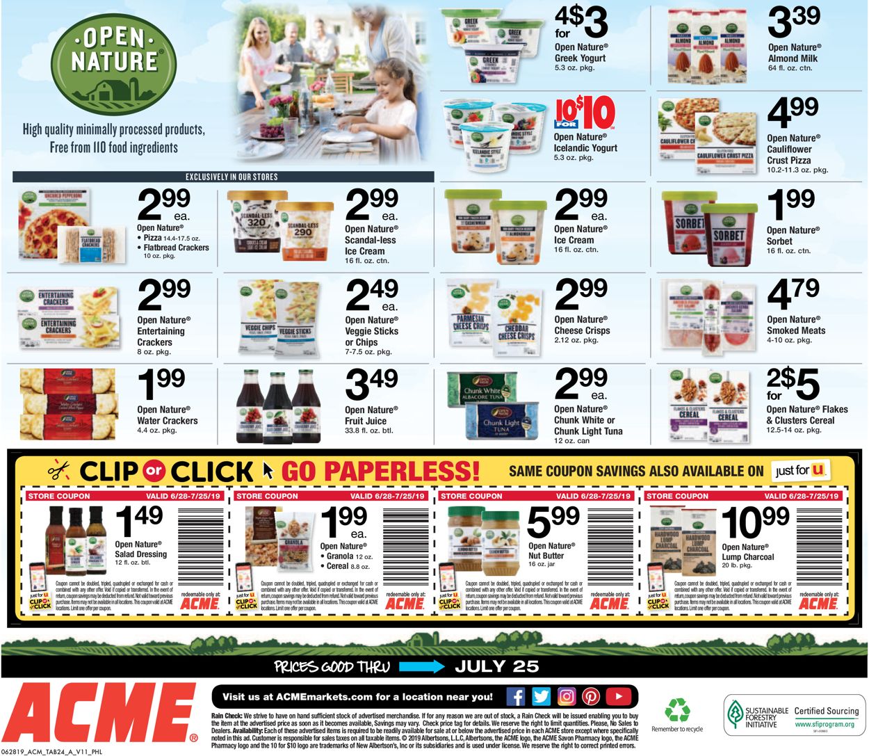 Catalogue Acme from 06/28/2019