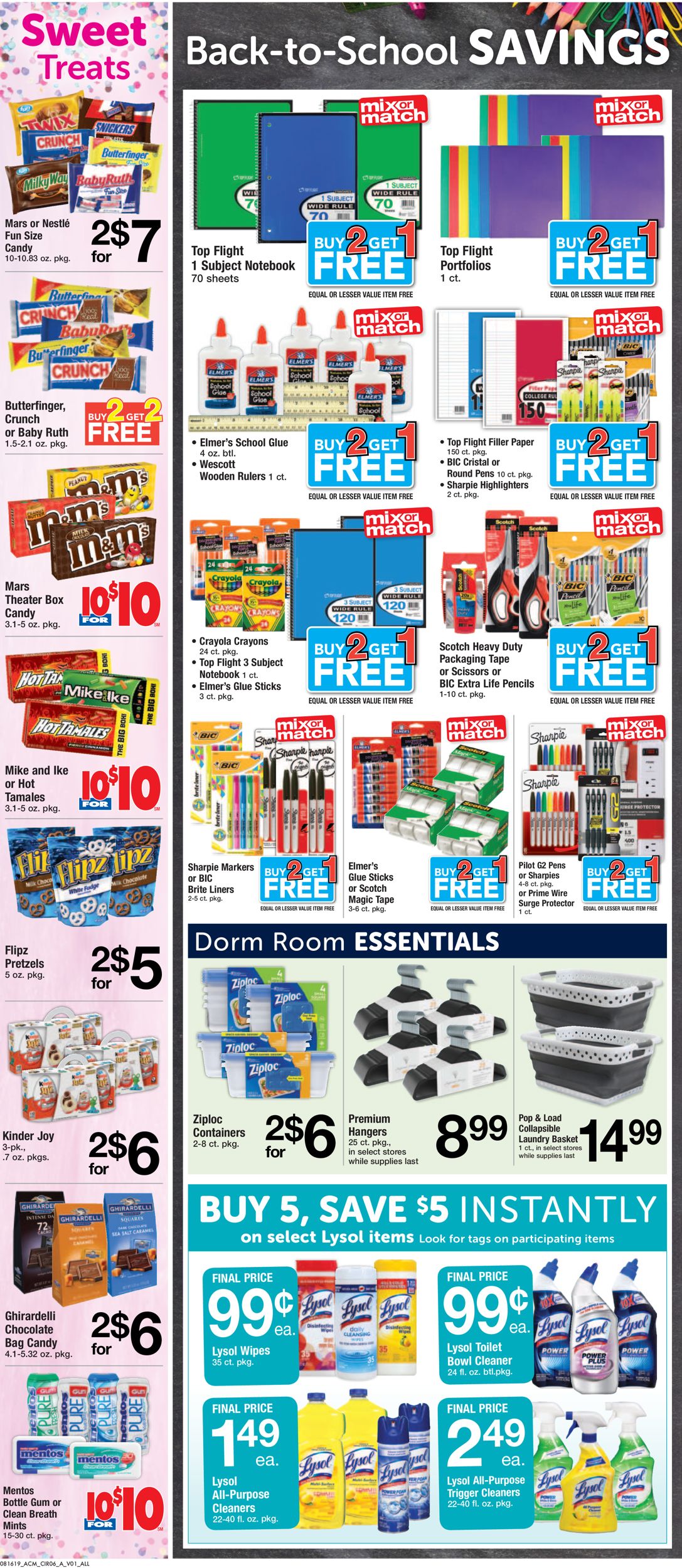 Catalogue Acme from 08/16/2019