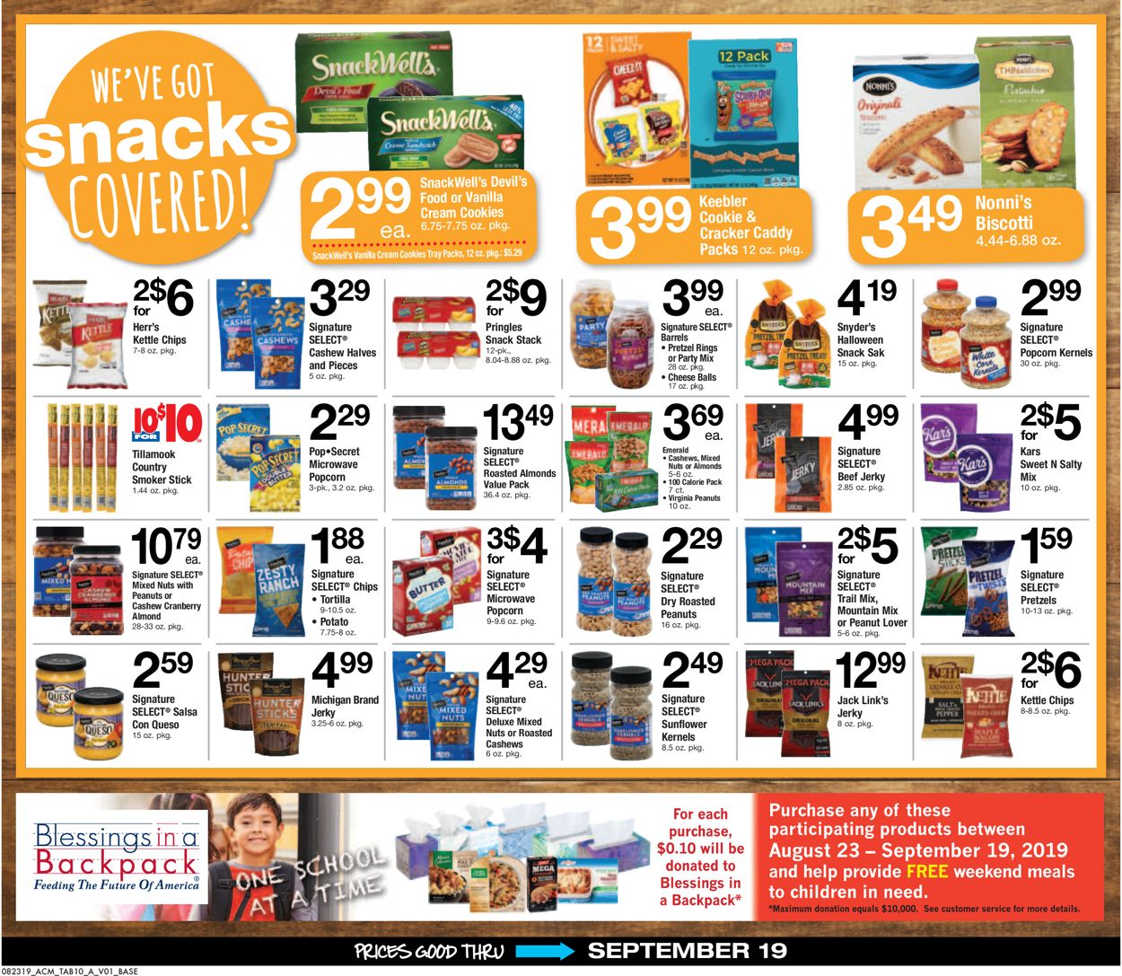Catalogue Acme from 08/23/2019