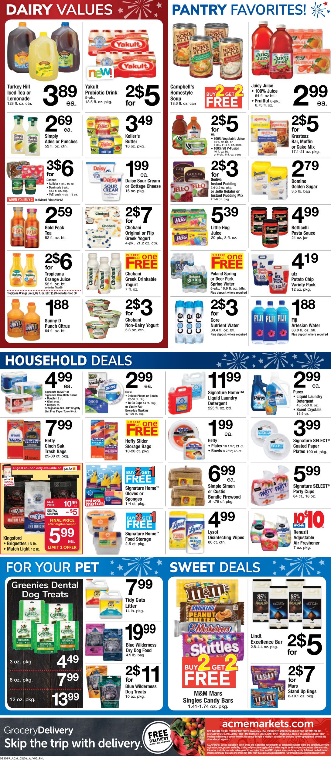 Catalogue Acme from 08/30/2019