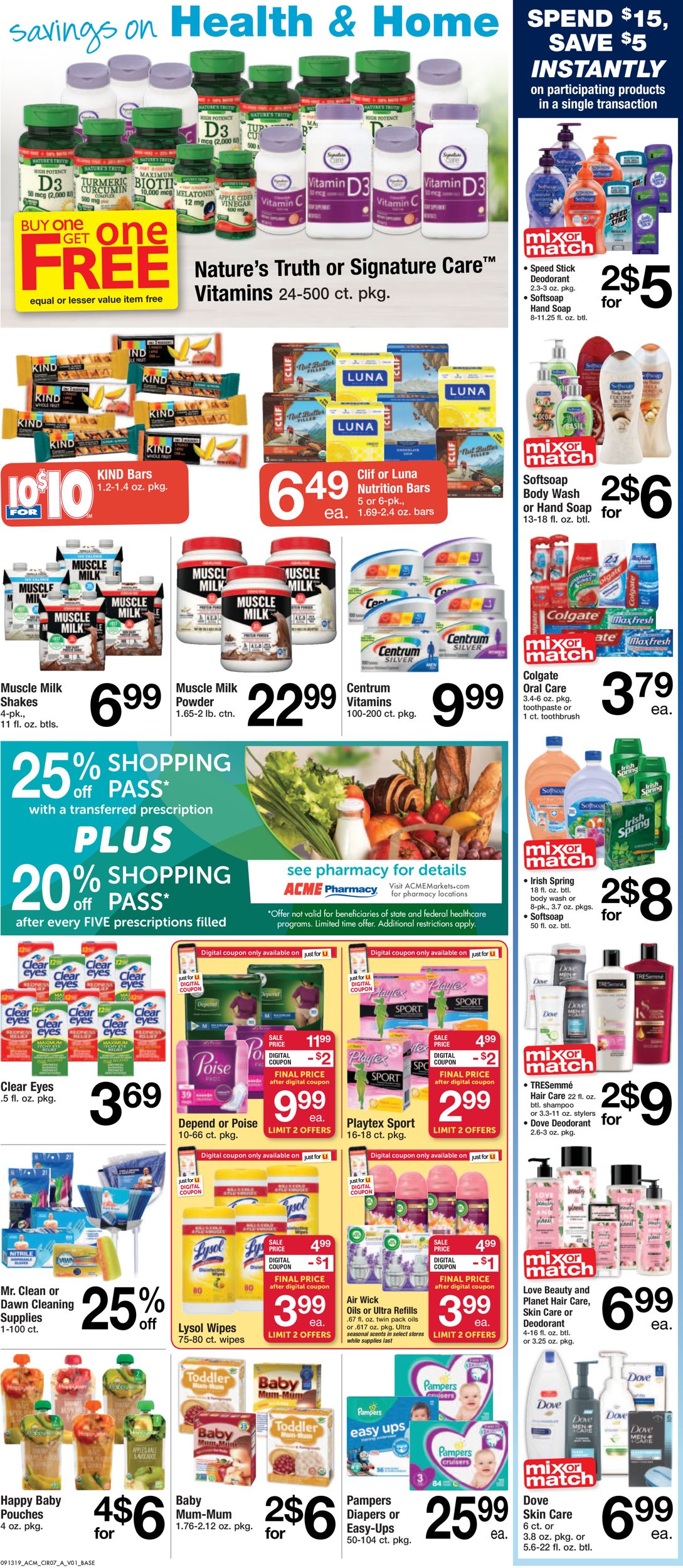 Catalogue Acme from 09/13/2019