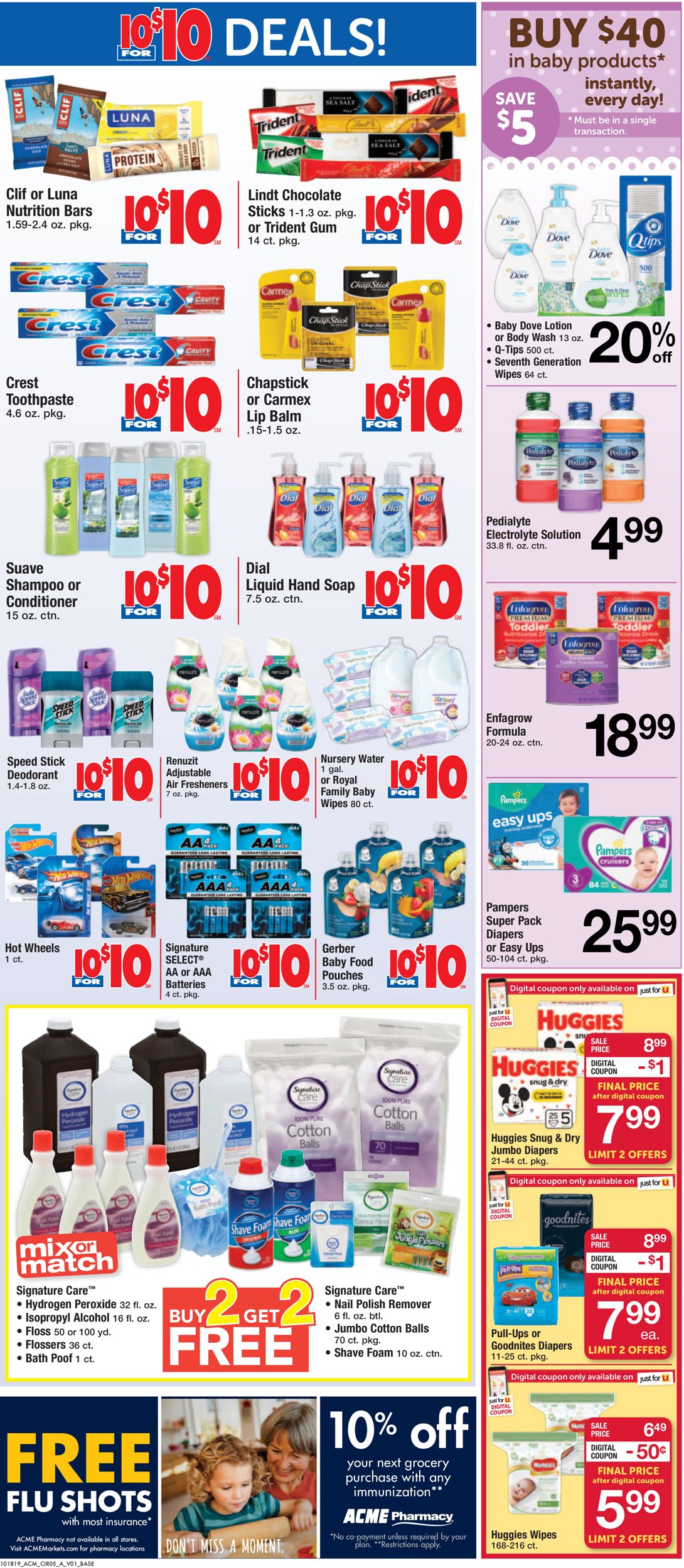 Catalogue Acme from 10/18/2019