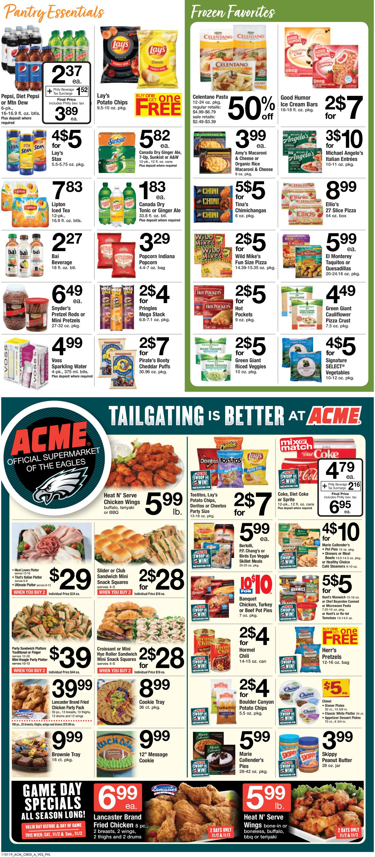 Catalogue Acme from 11/01/2019