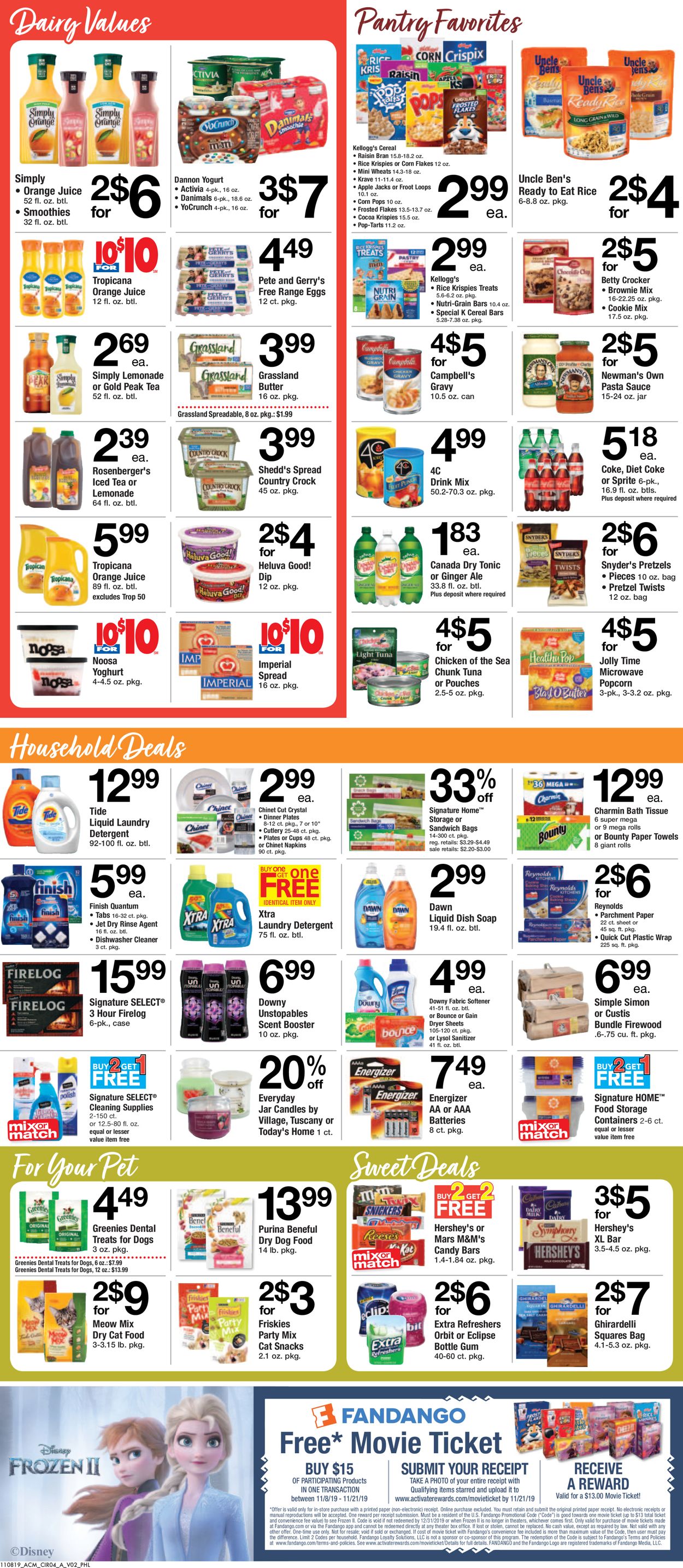 Catalogue Acme from 11/08/2019