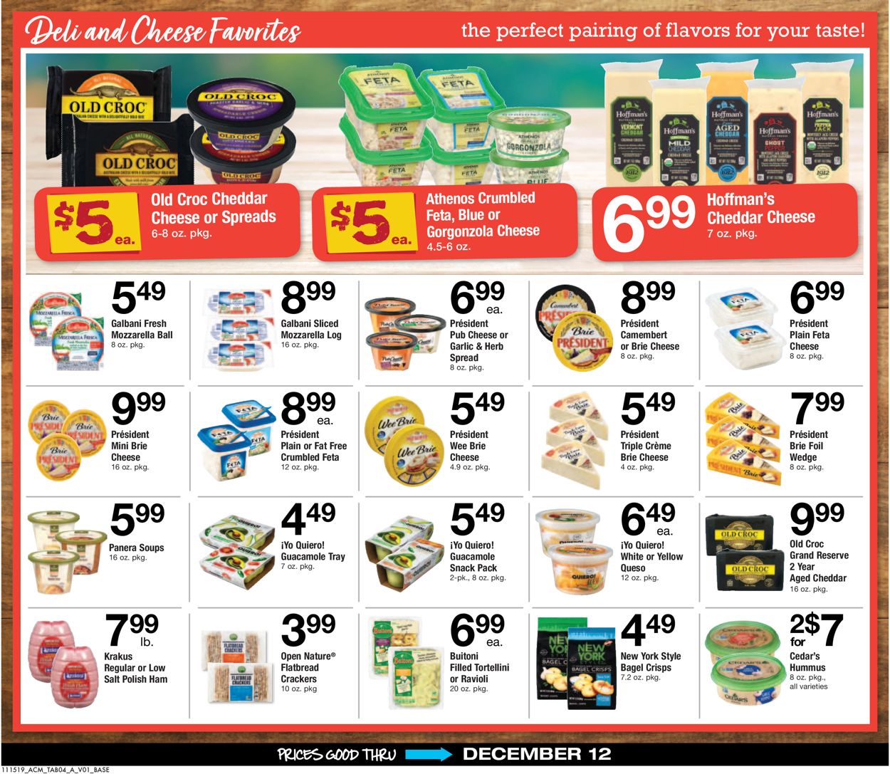 Catalogue Acme from 11/15/2019