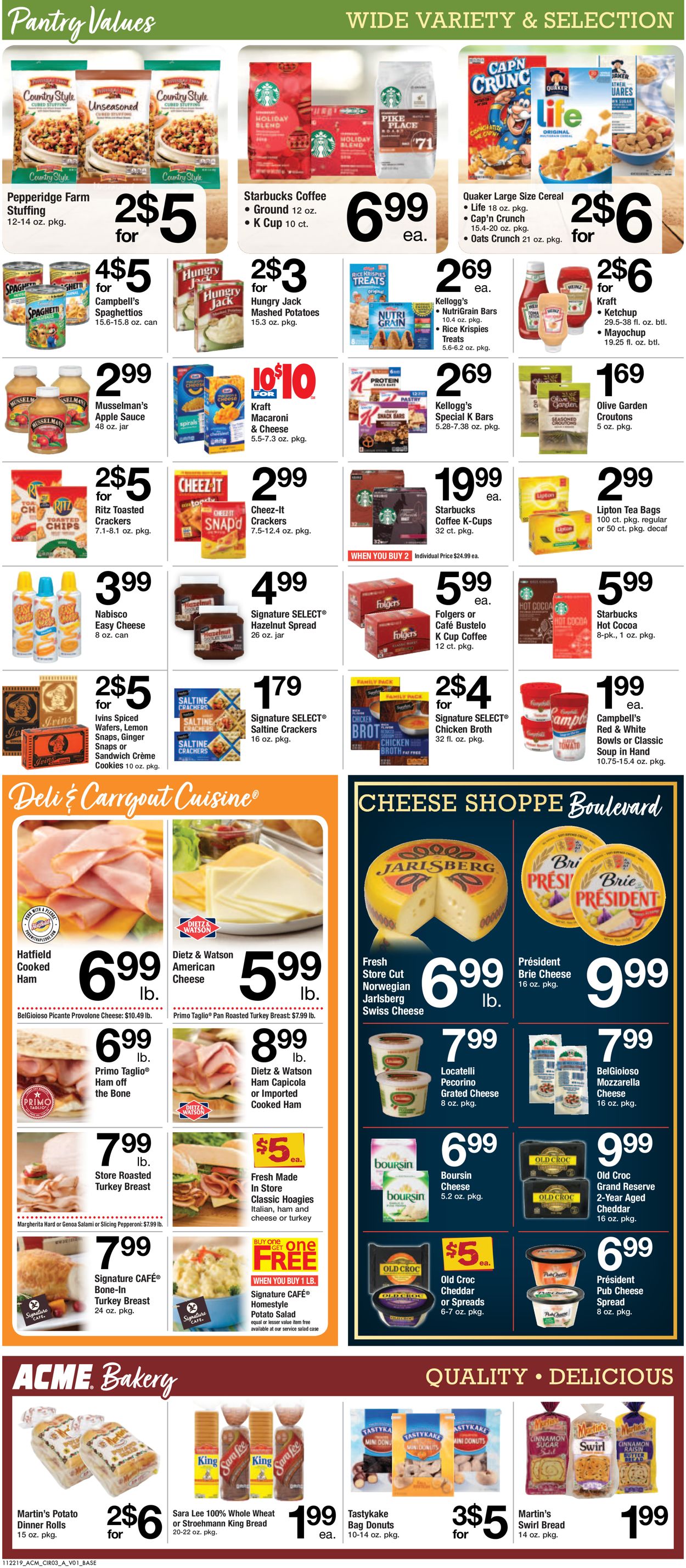 Catalogue Acme - Thanksgiving Ad 2019 from 11/22/2019