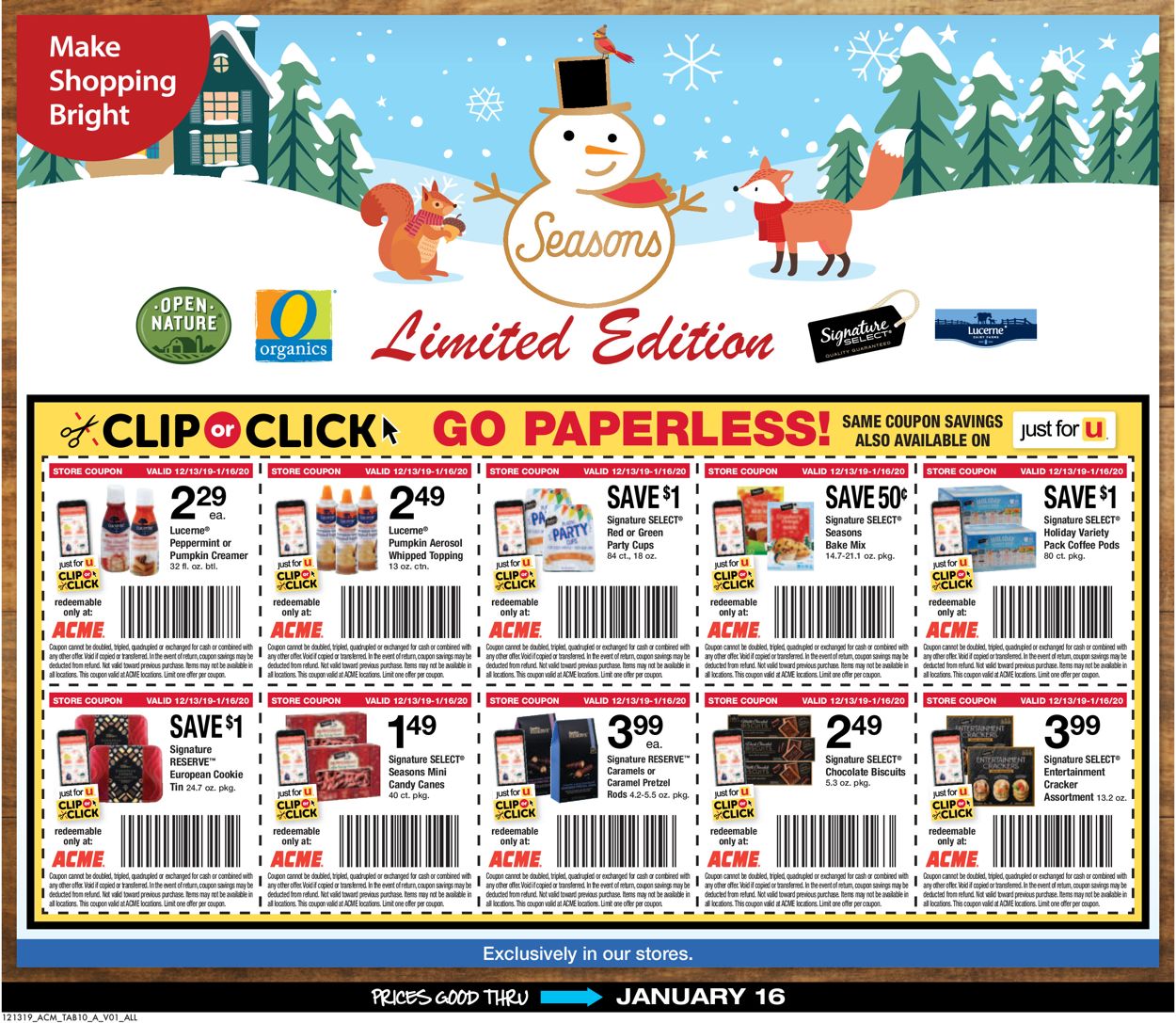 Acme Holidays Ad 2019 Current weekly ad 12/13 01/16/2020 [10