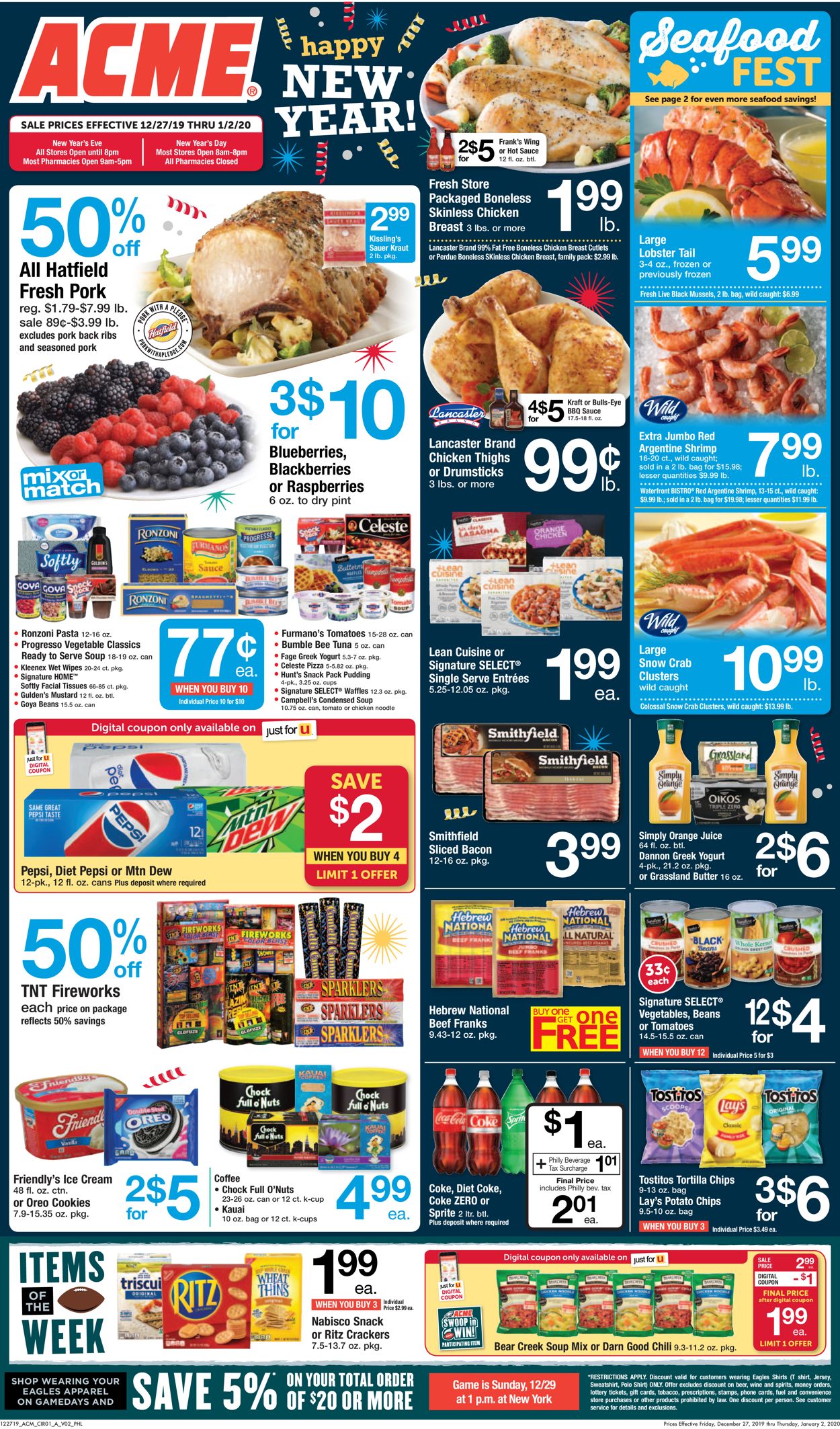 Catalogue Acme - New Year's Ad 2019/2020 from 12/27/2019