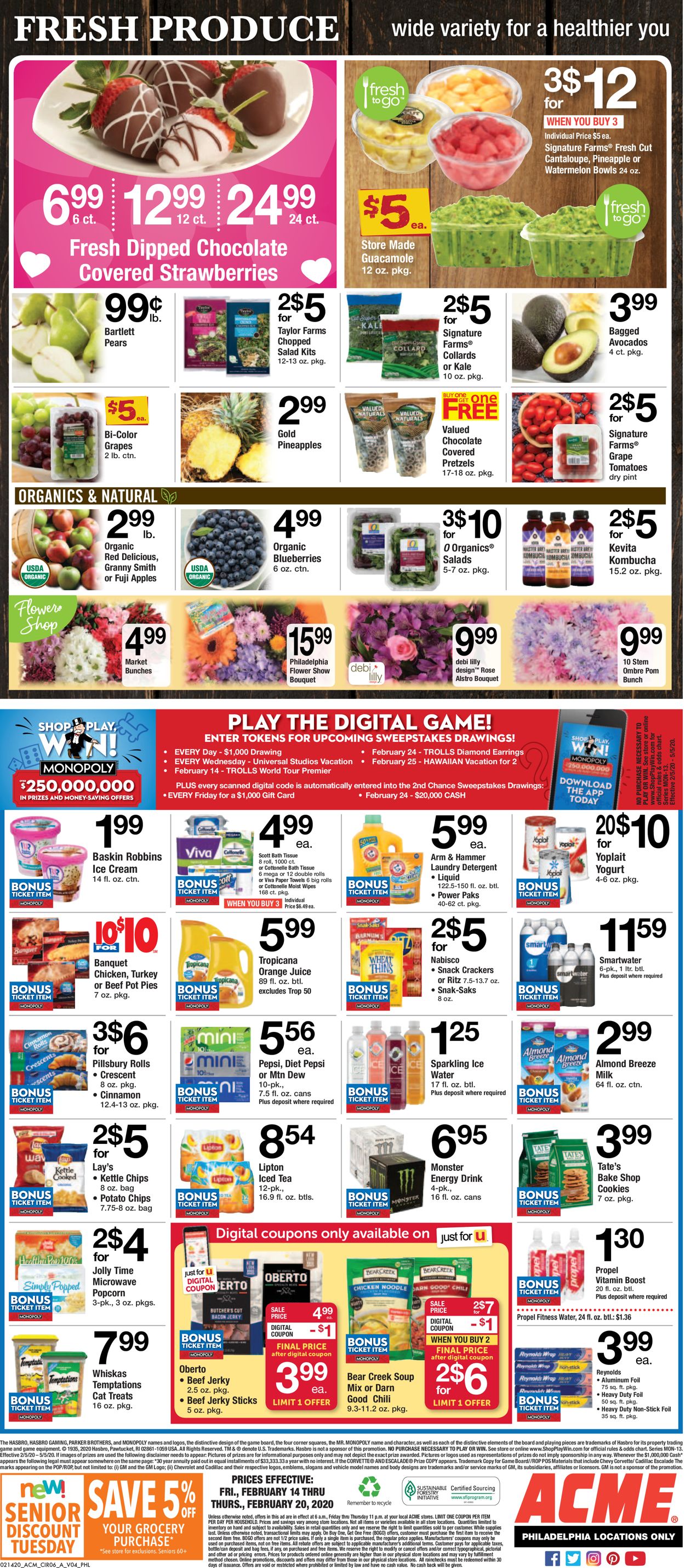 Catalogue Acme from 02/14/2020