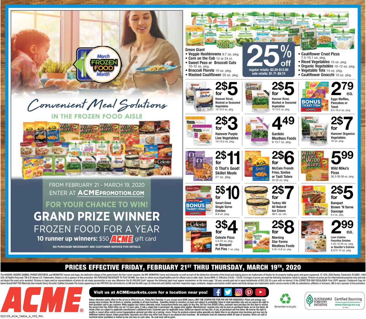Catalogue Acme from 02/21/2020