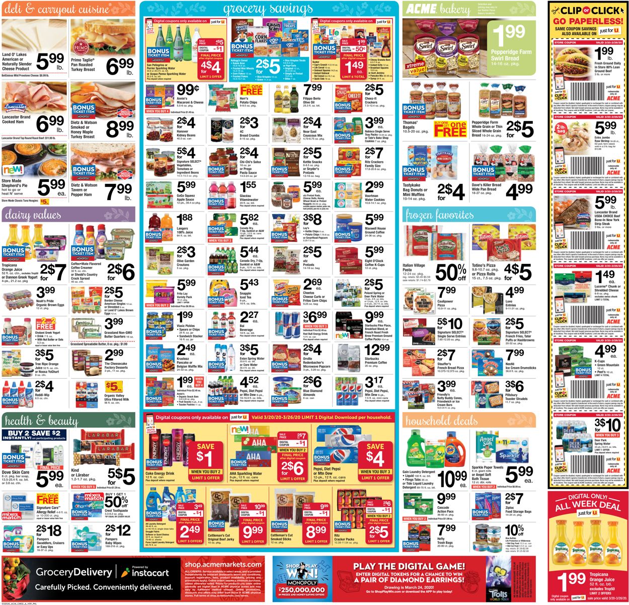 Catalogue Acme from 03/20/2020