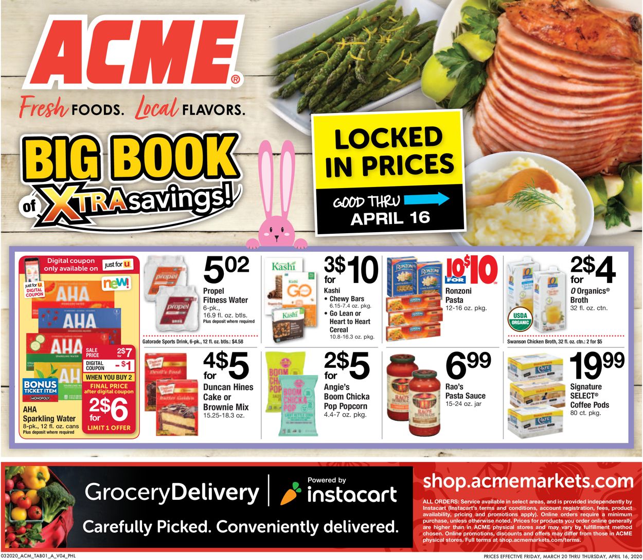 Catalogue Acme from 03/20/2020
