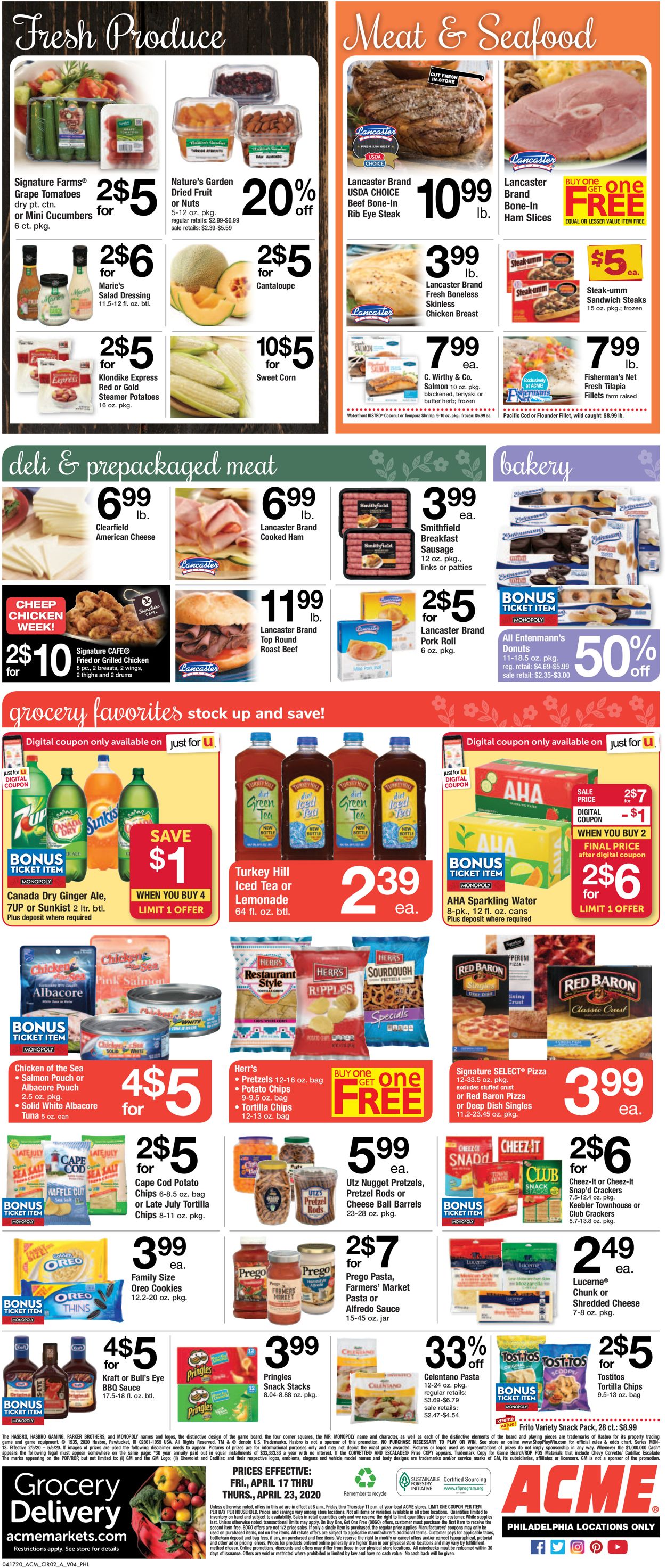 Catalogue Acme from 04/17/2020