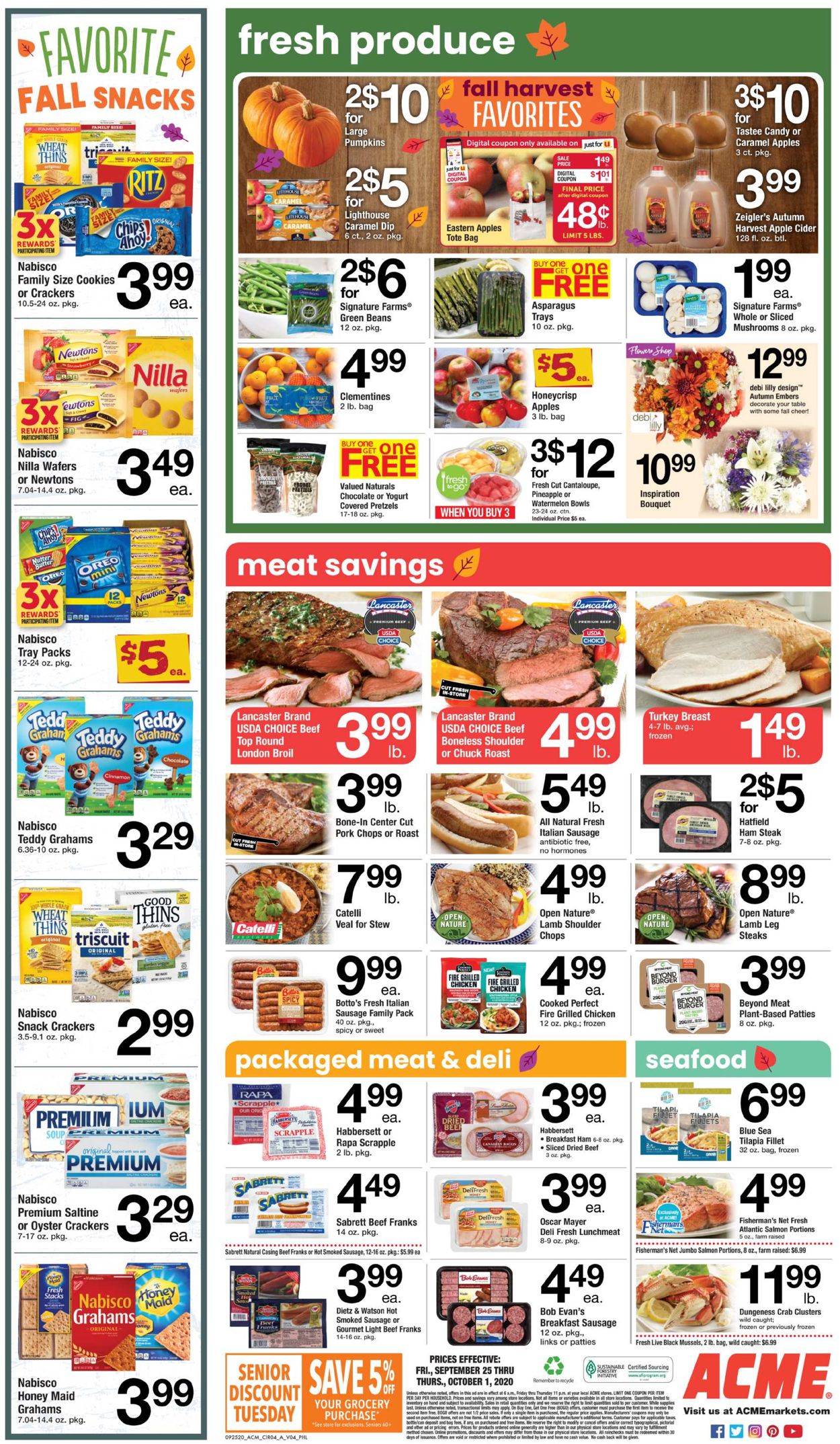 Catalogue Acme from 09/25/2020