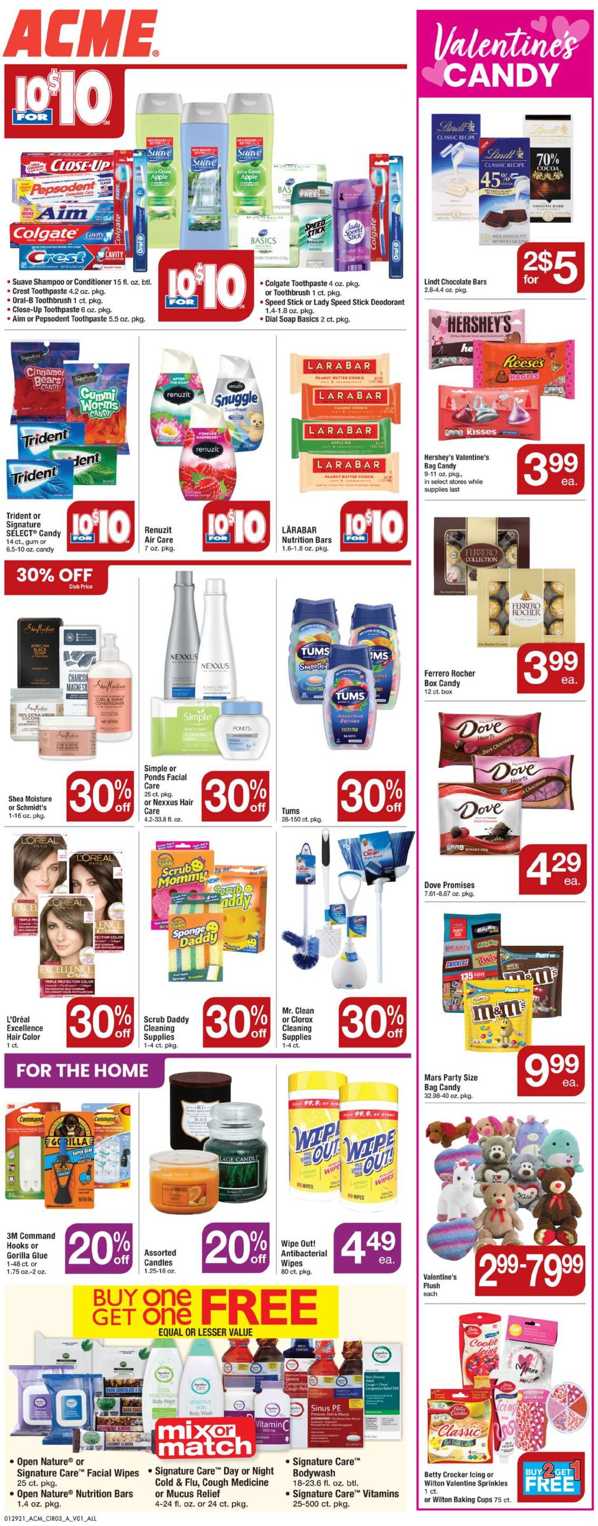 Catalogue Acme from 01/29/2021