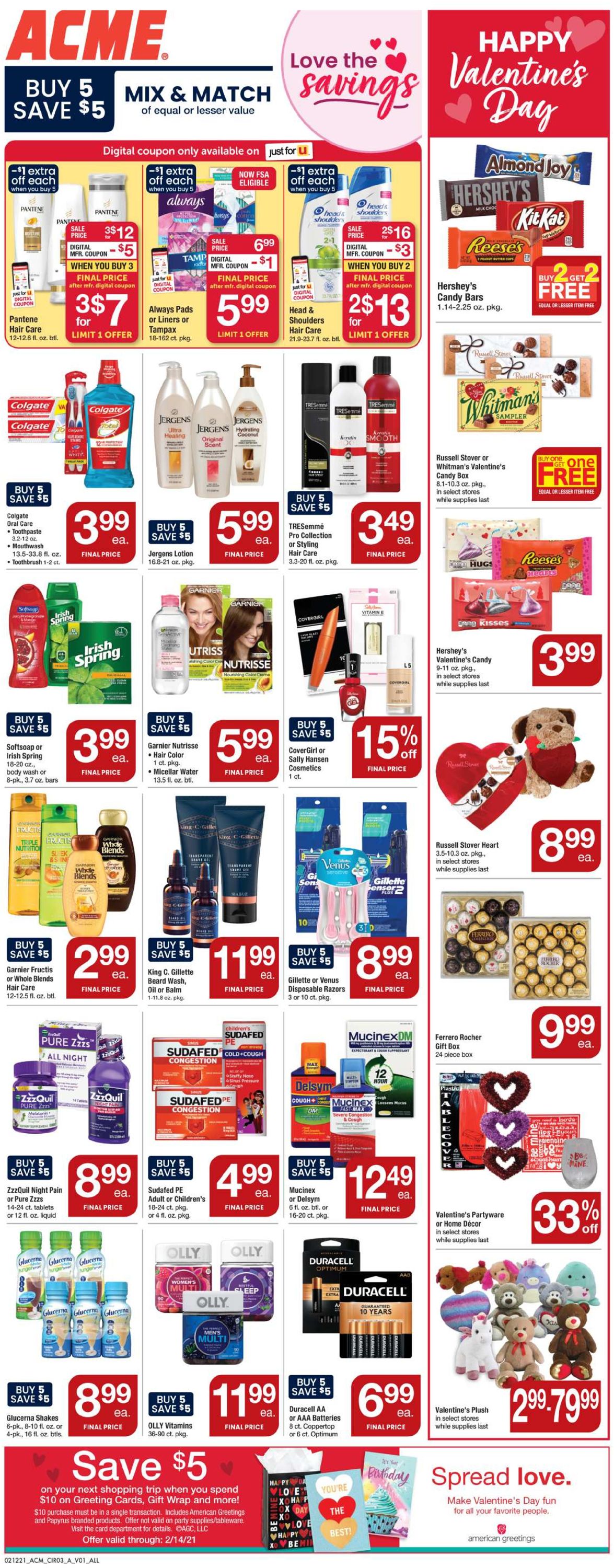 Catalogue Acme from 02/12/2021