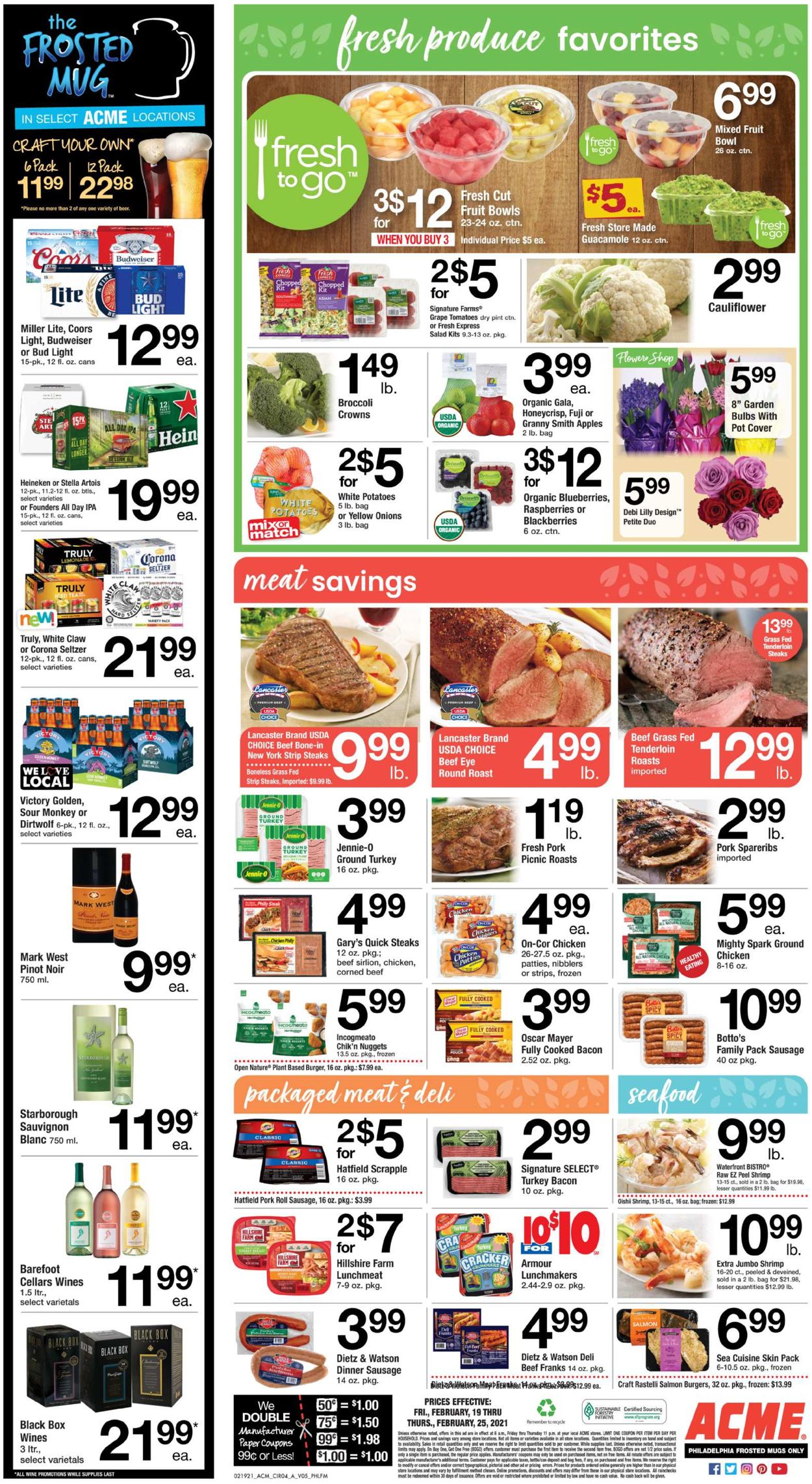 Catalogue Acme from 02/19/2021