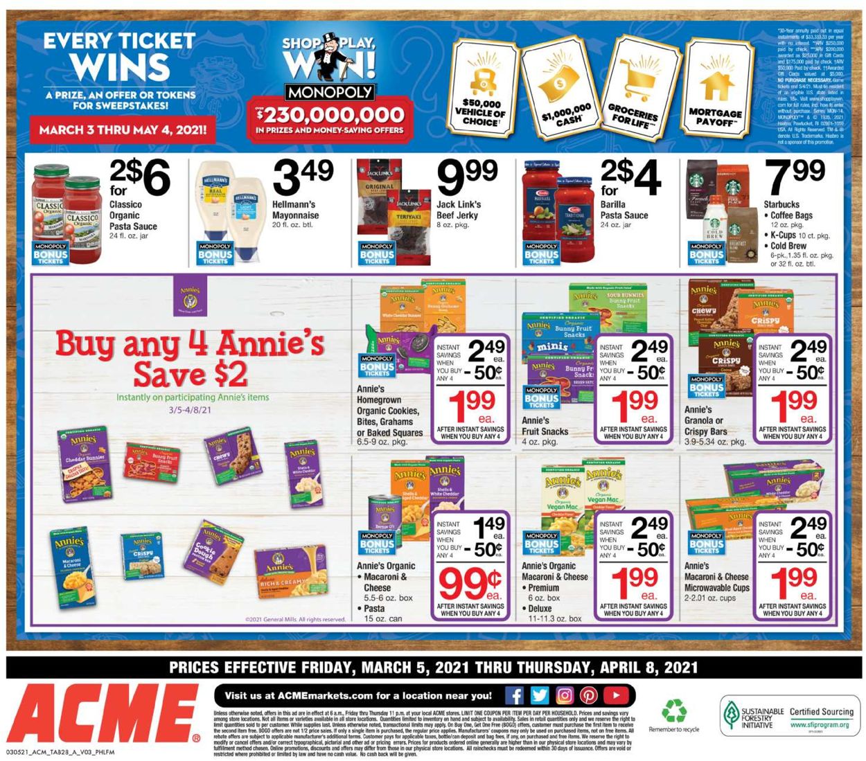 Catalogue Acme from 03/05/2021