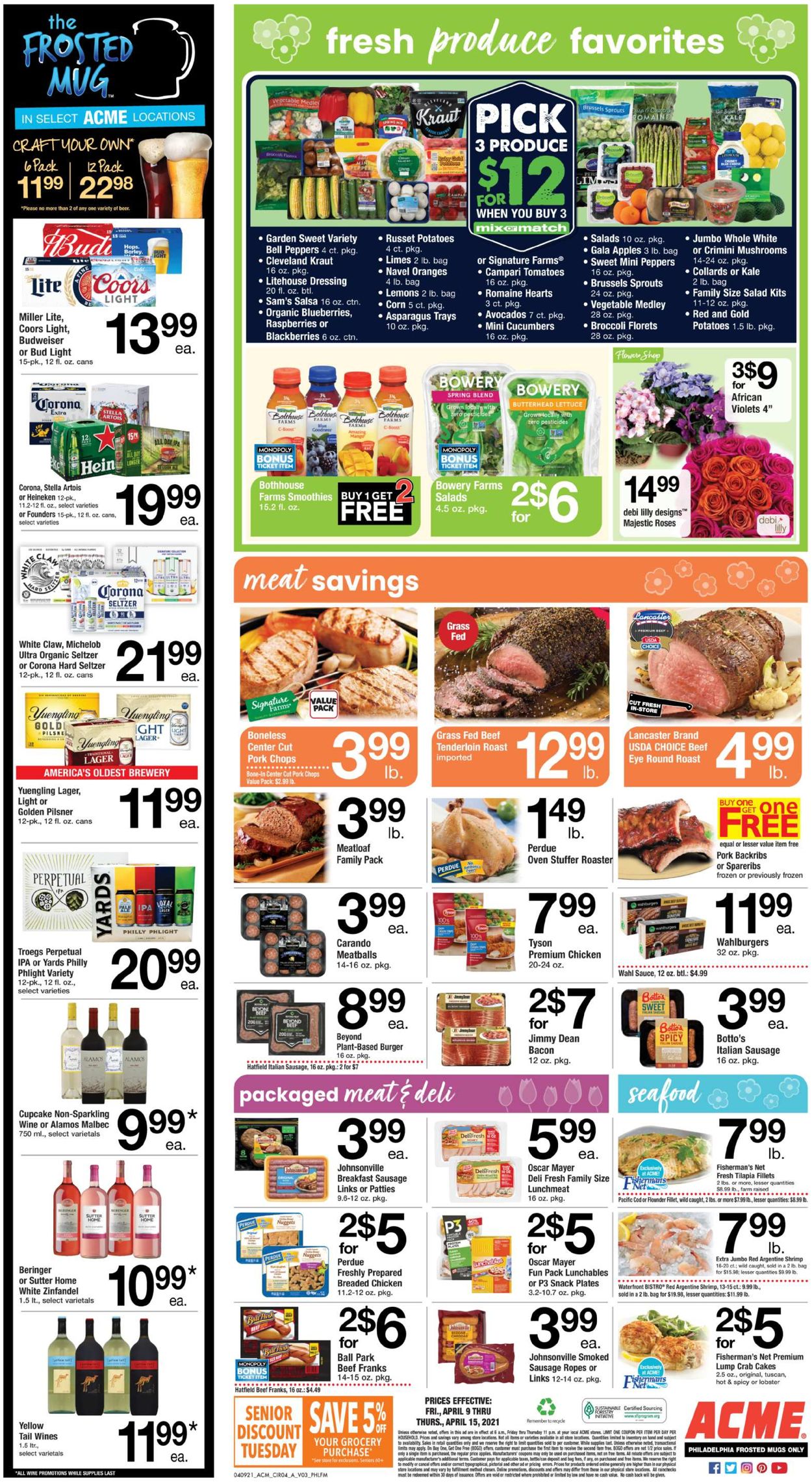 Catalogue Acme from 04/09/2021