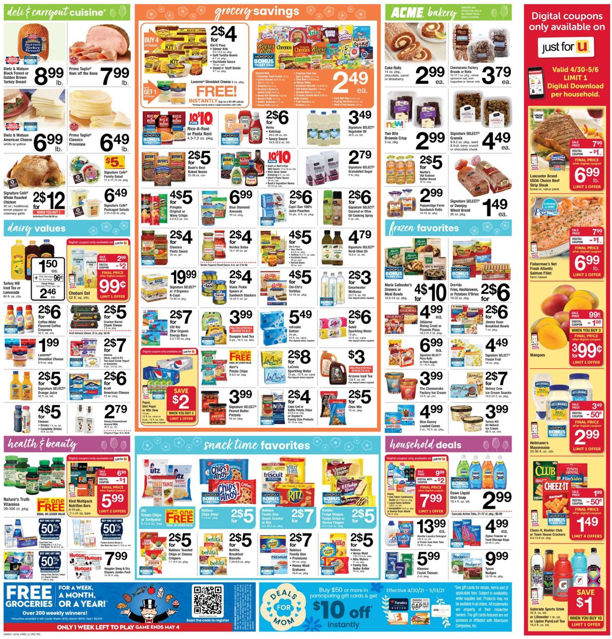 Catalogue Acme from 04/30/2021