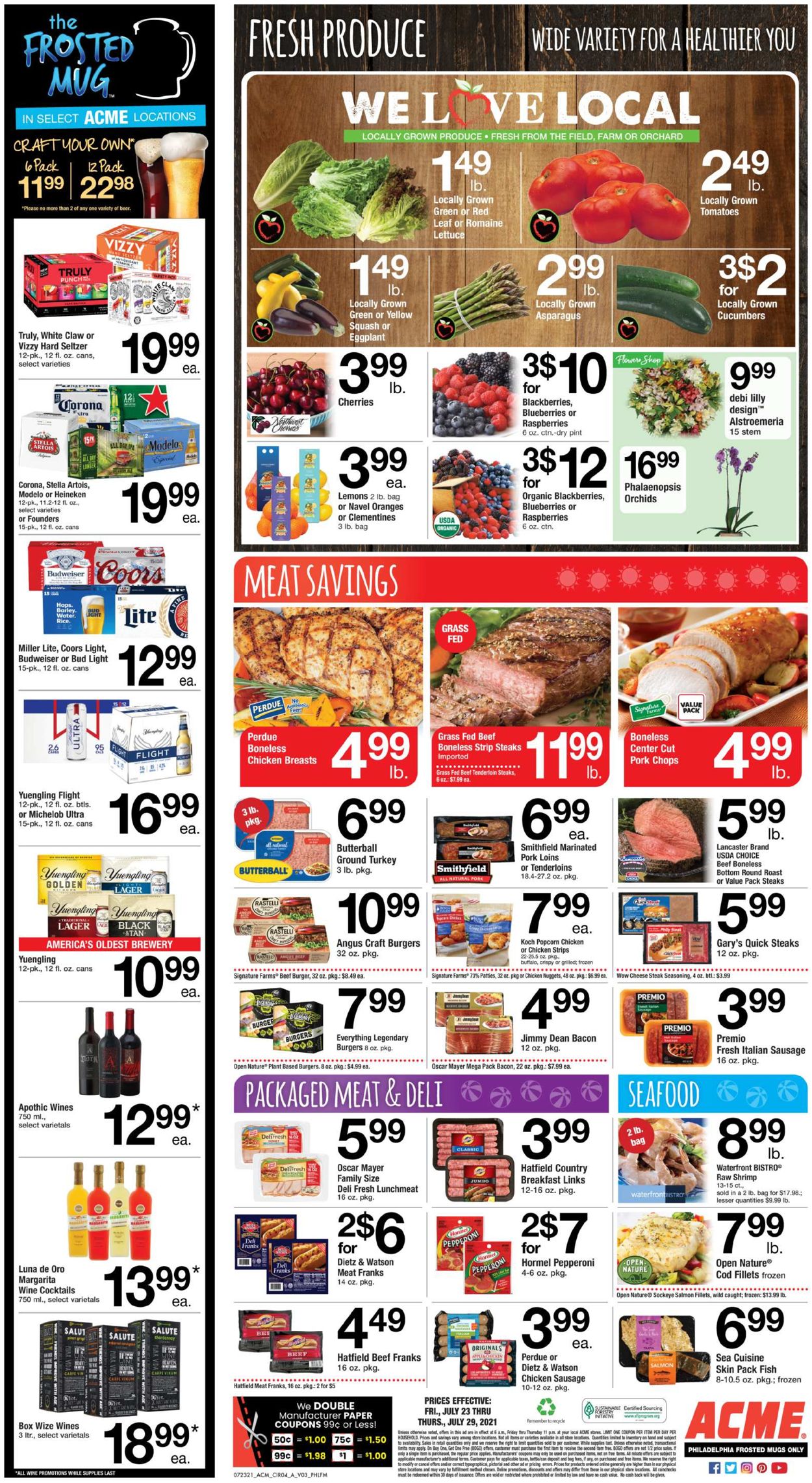 Catalogue Acme from 07/23/2021