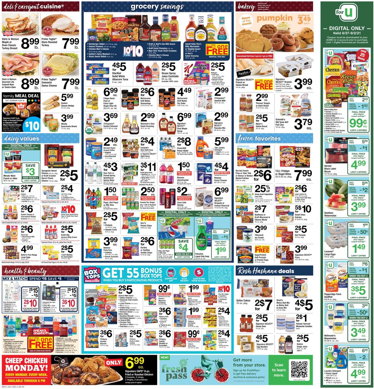 Catalogue Acme from 08/27/2021