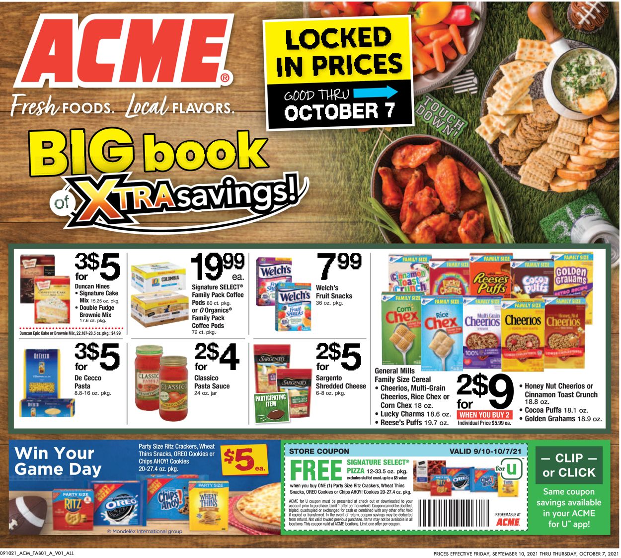 Catalogue Acme from 09/10/2021