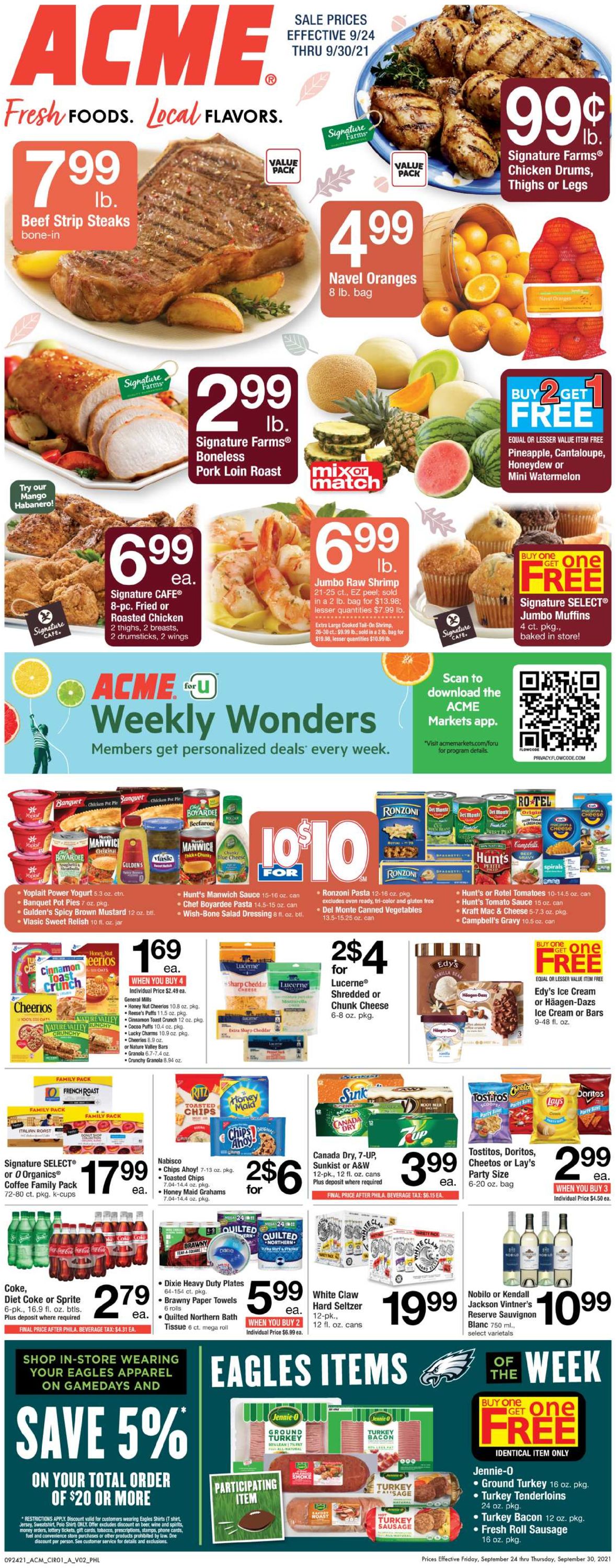 Catalogue Acme from 09/24/2021